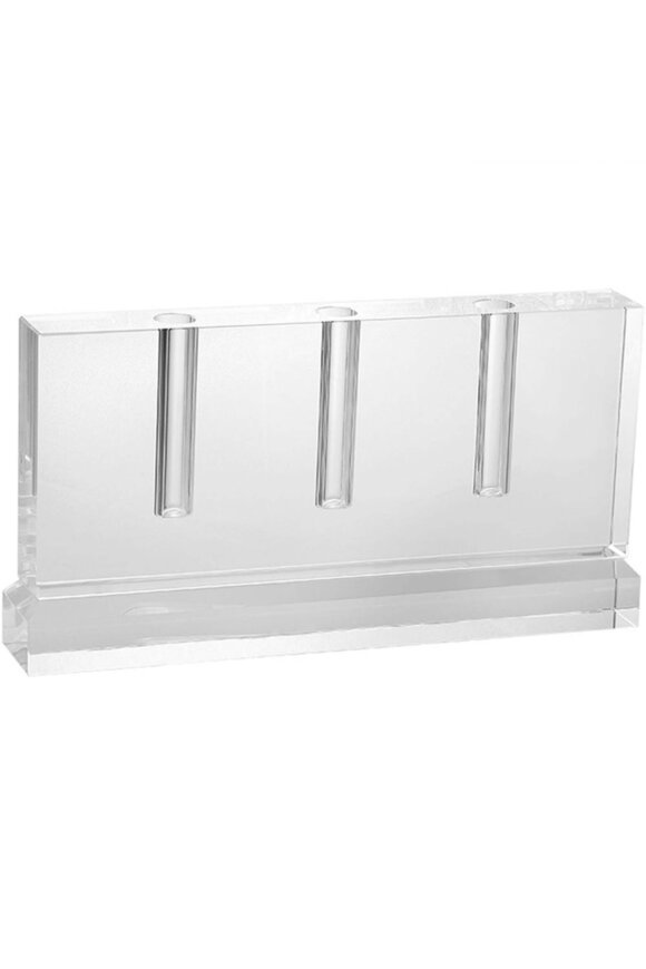 Tizo 3-Hole Bud Crystal Vase - view 2