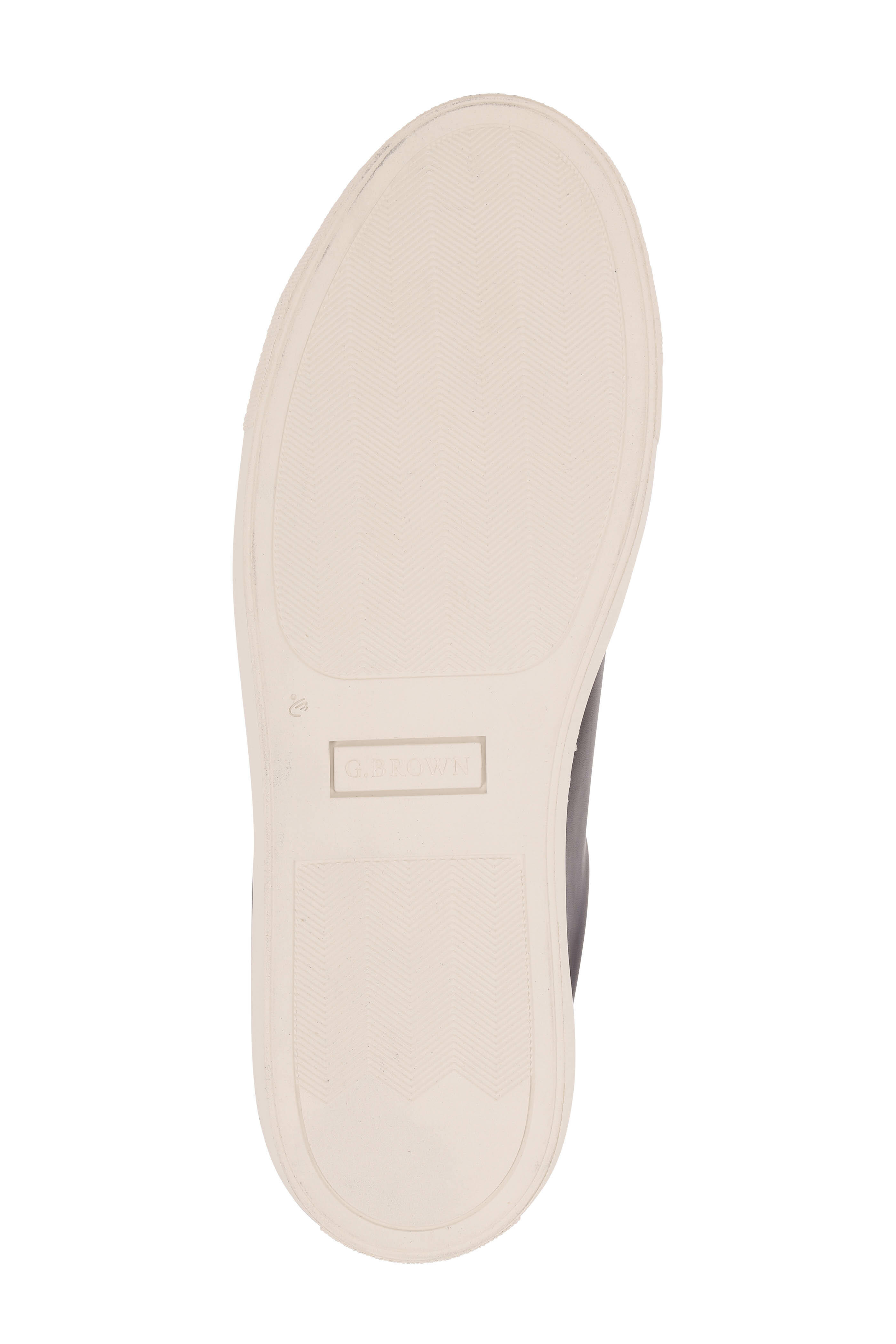 G Brown - Court Navy Blue Leather Sneaker