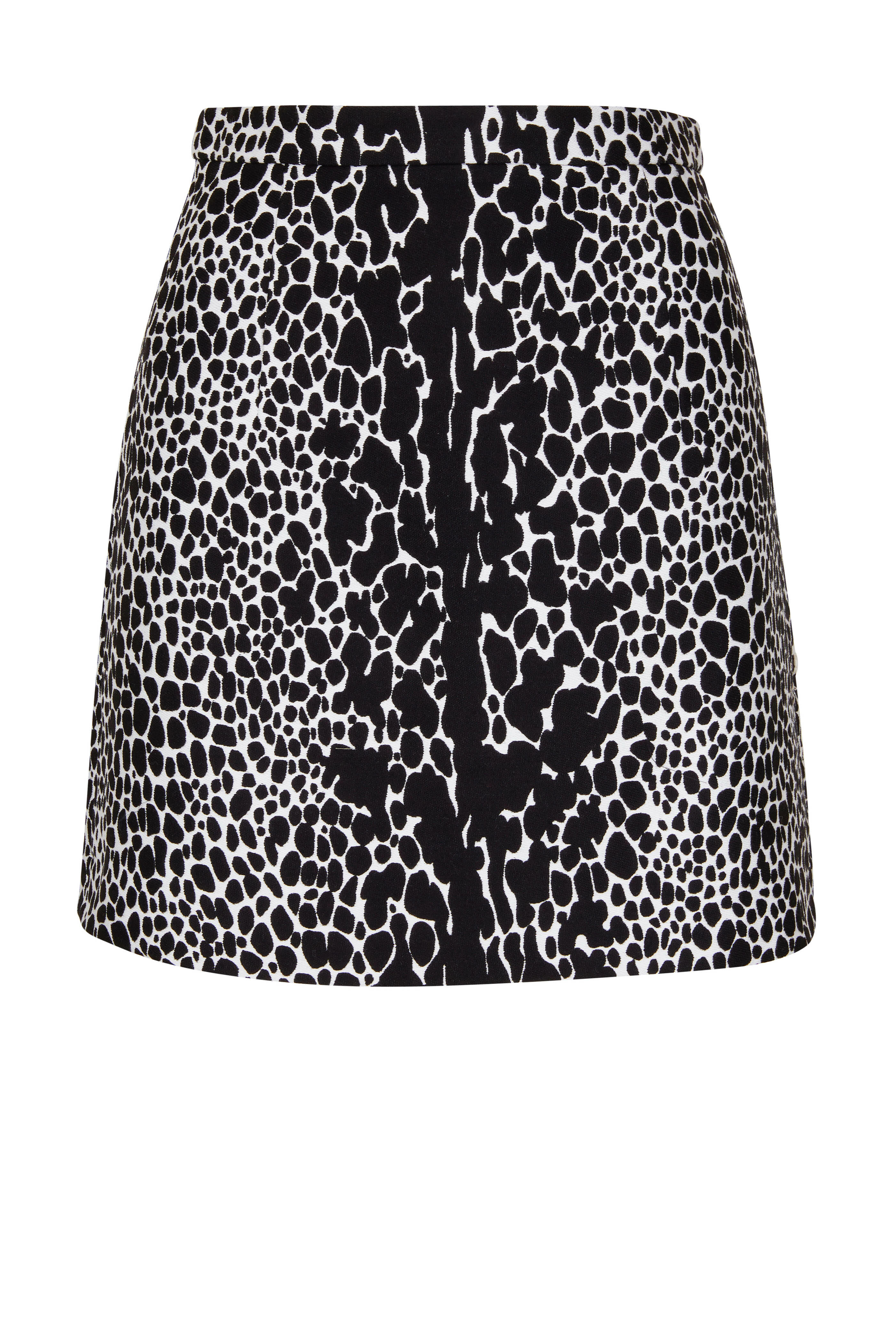 Michael Kors Collection - Ocelot A-Line Mini Skirt
