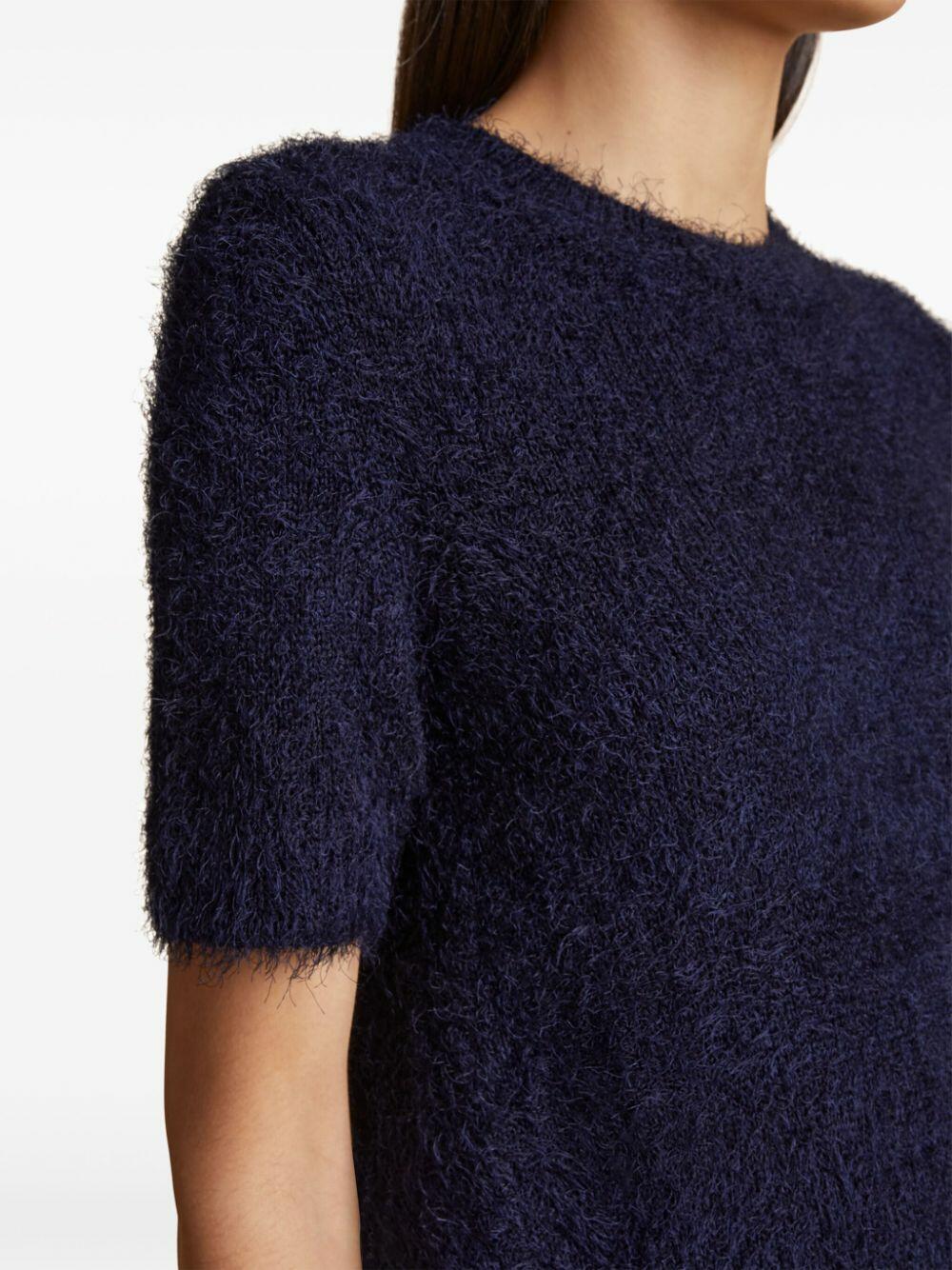Khaite - Luphia Navy Blue Cashmere Sweater