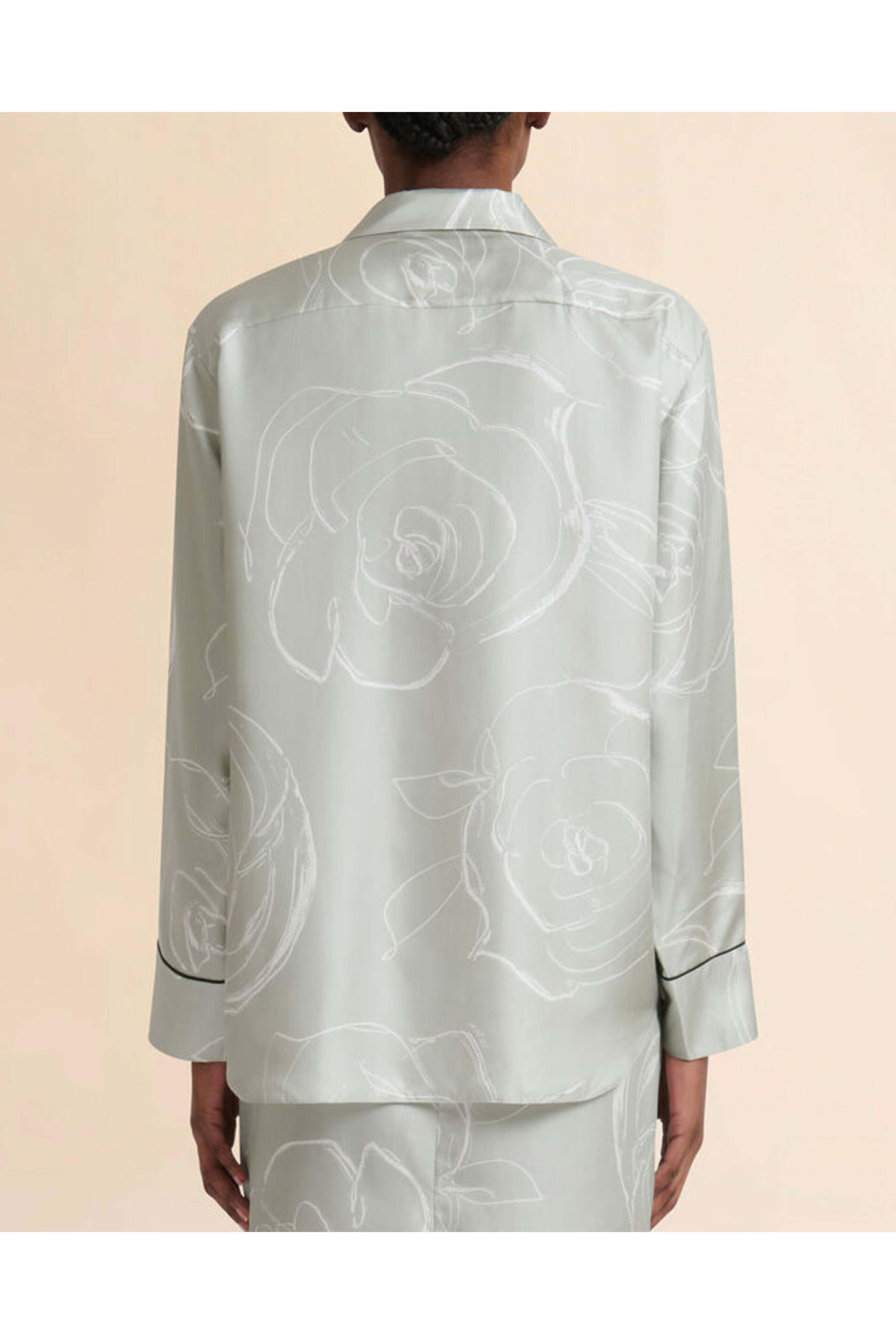 Marni - Pale Jade Aurora Print Button Up Shirt