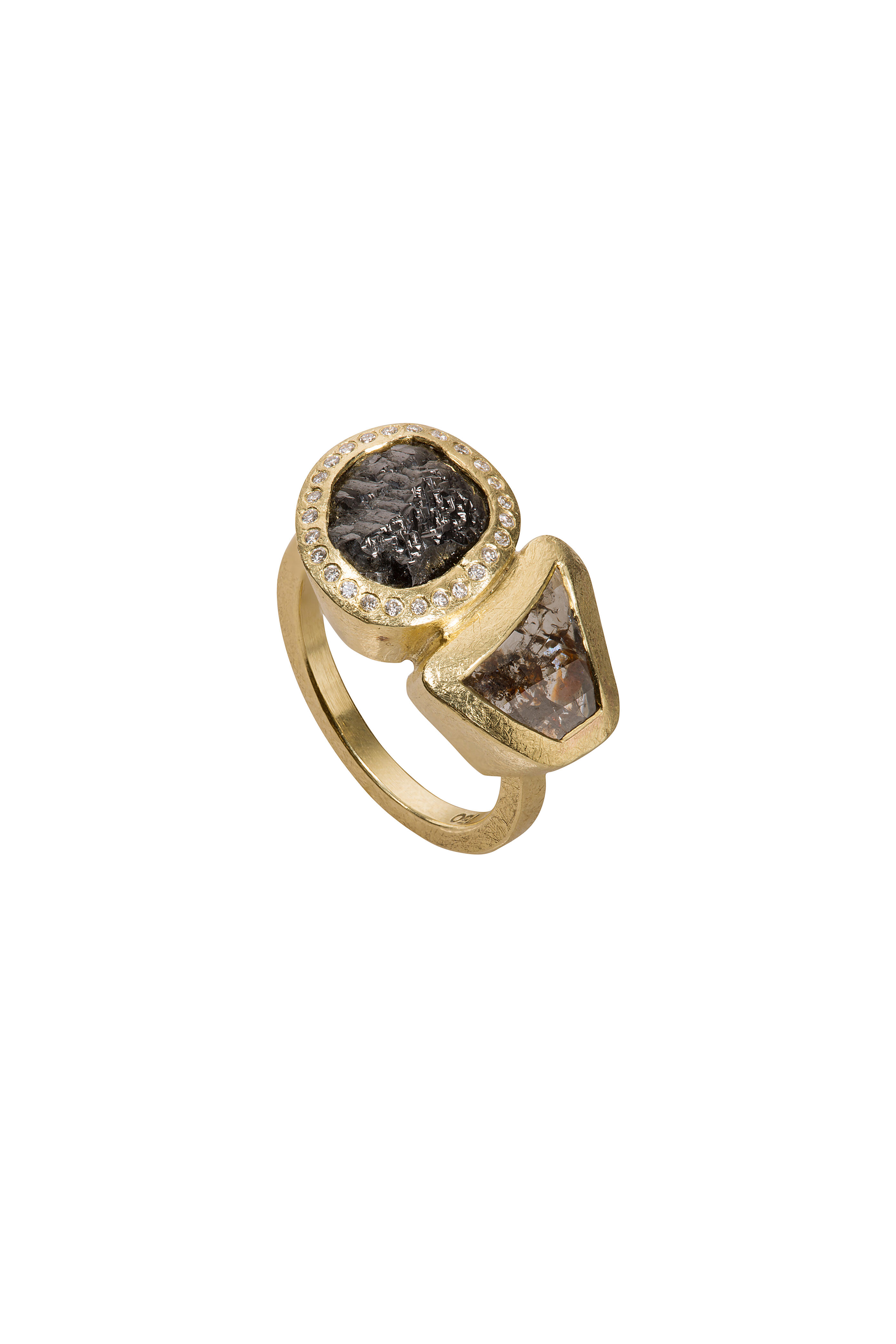 Todd Reed - 18K Yellow Gold Raw Diamond Ring