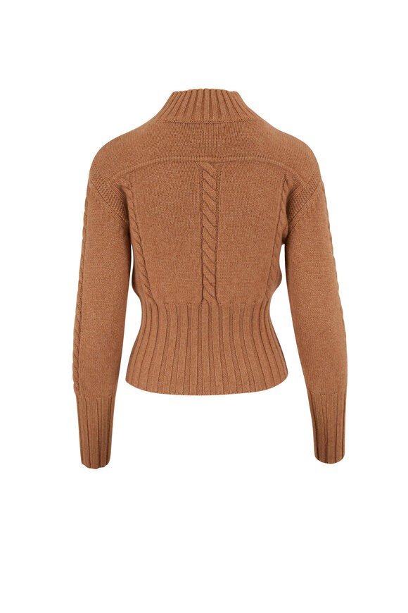 Khaite - Carmel Cable Knit Pullover Sweater