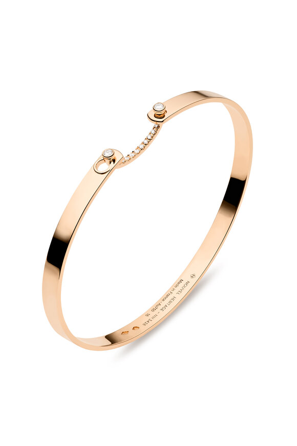 Nouvel Heritage - 18K Rose Gold Mood Diamond Bangle