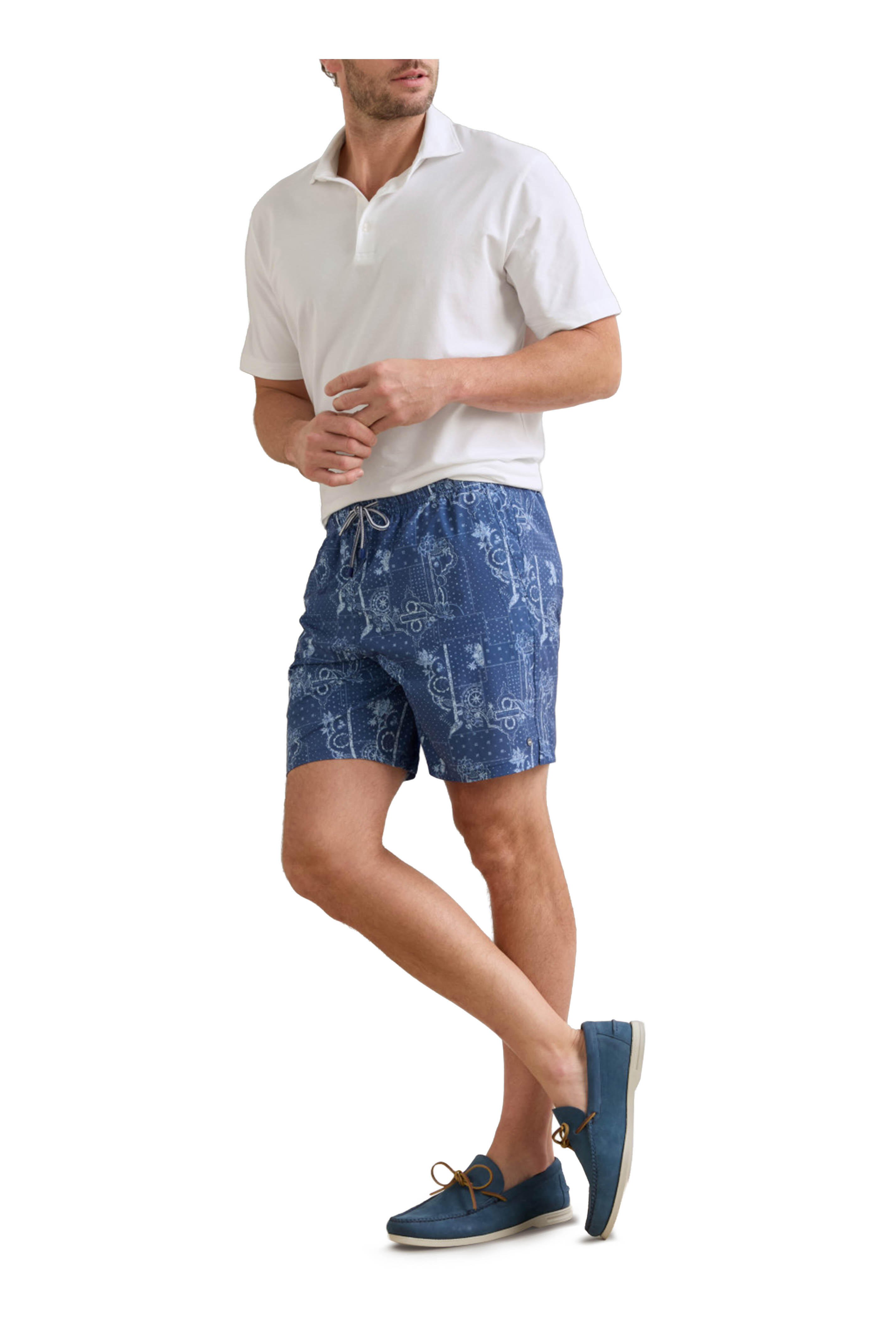 Peter Millar - Robusto Windsor Blue Swim Trunks - view 2