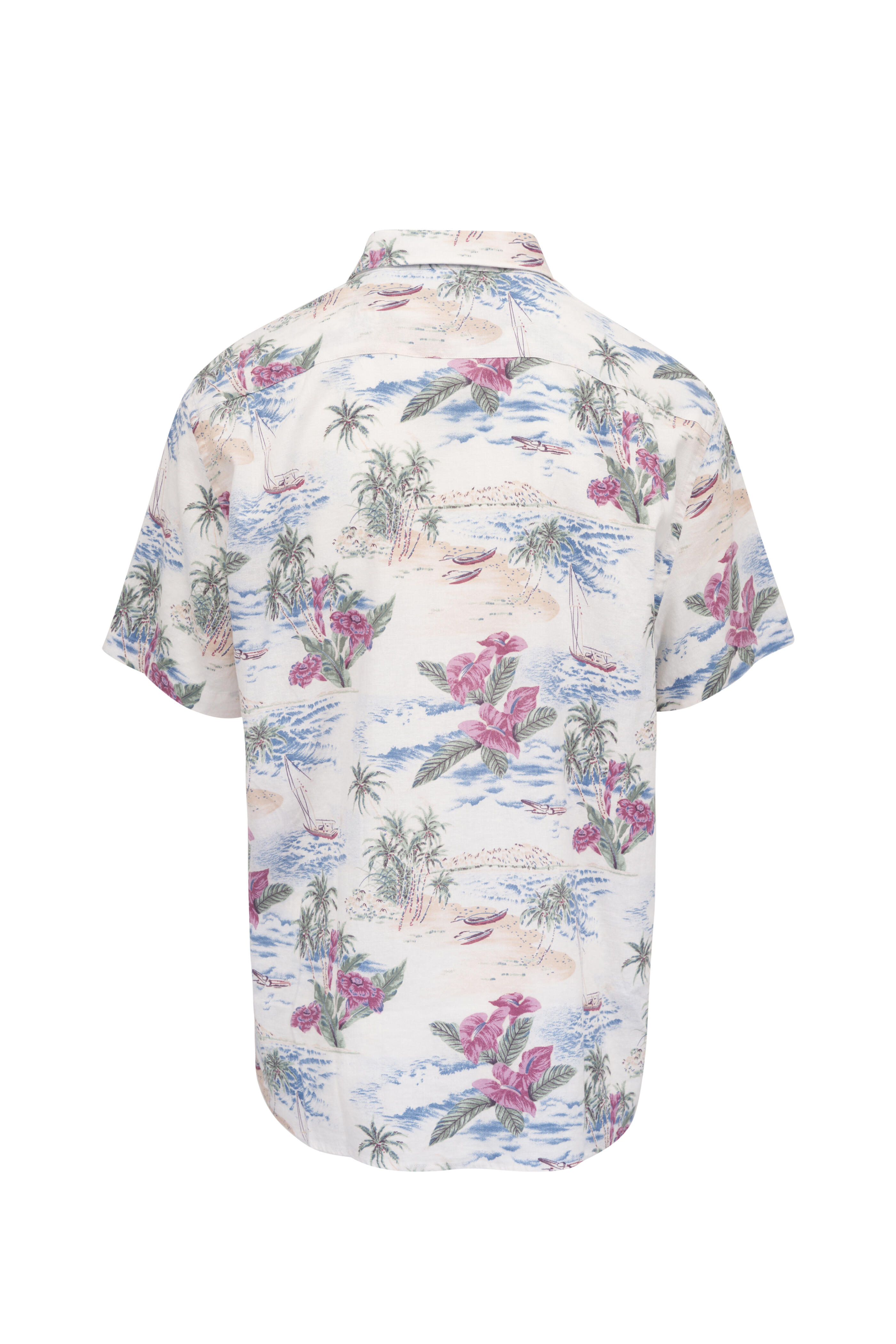 Faherty Brand - Breeze Molokai Scenic Tropical Print Shirt