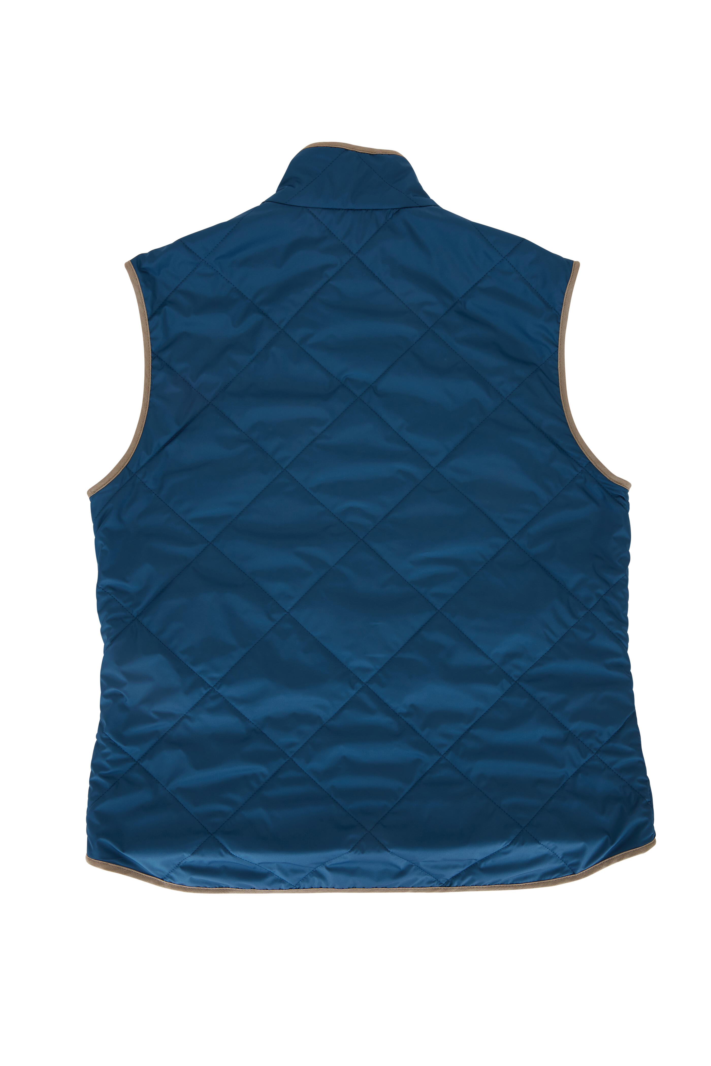Waterville - Bright Navy Blue Quilted Vest | Mitchell Stores