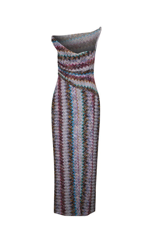 Missoni - Zigzag Multicolor Woven Maxi Dress