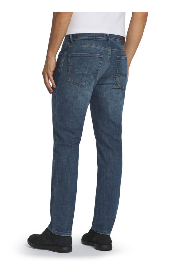 Brioni - Medium Blue Five Pocket Jean