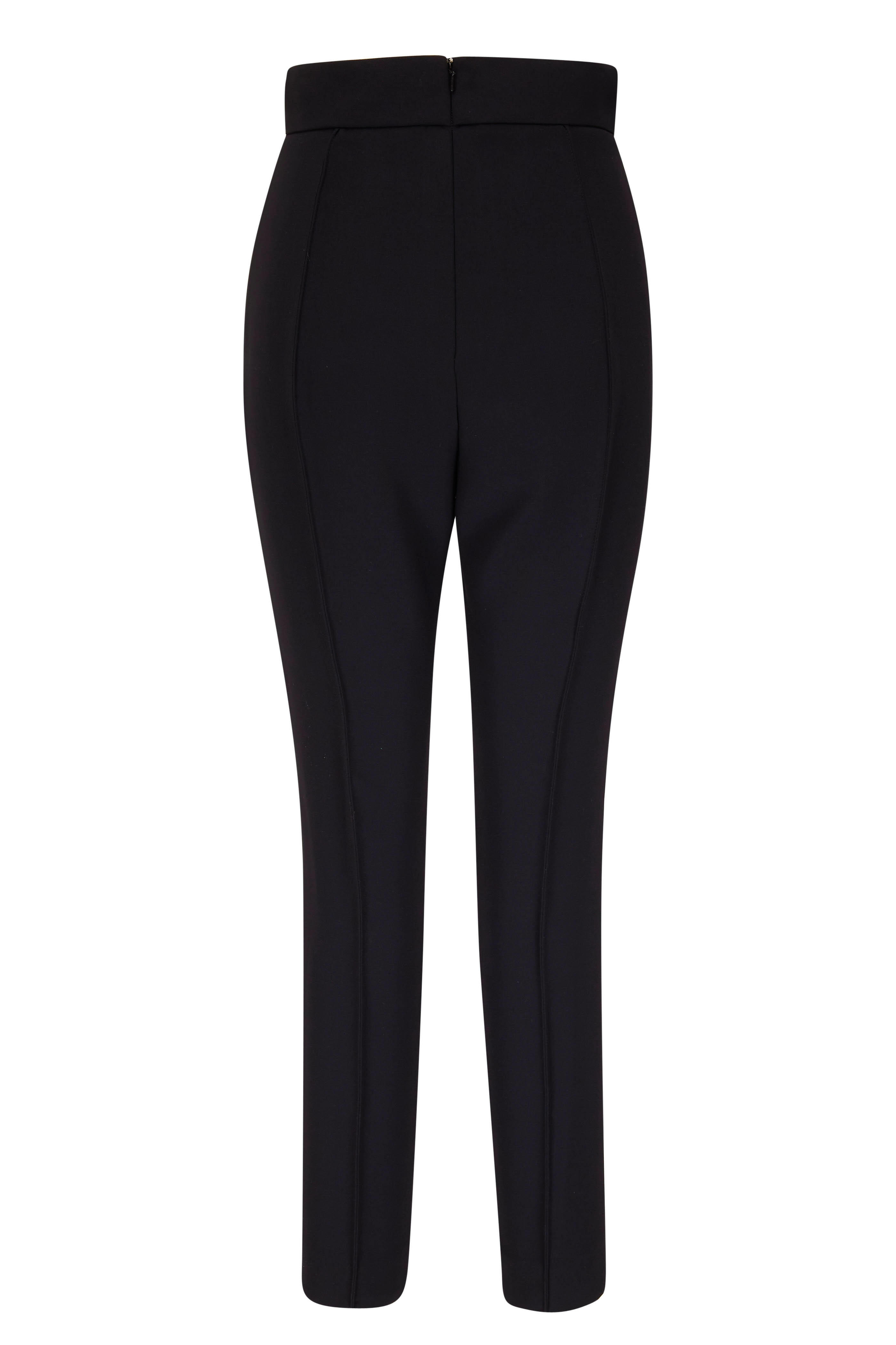 Carolina Herrera - Black High Waisted Skinny Pant