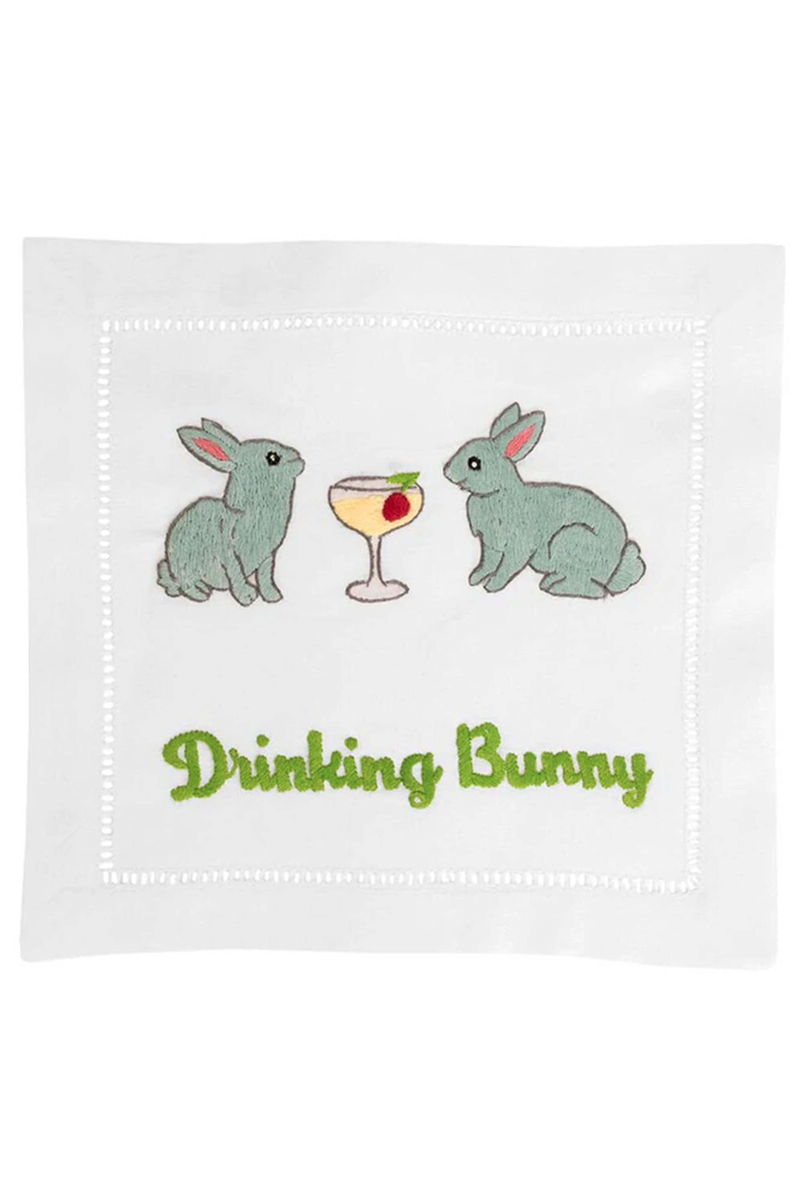 August Morgan - Drinking Bunny Cocktail Napkin Set