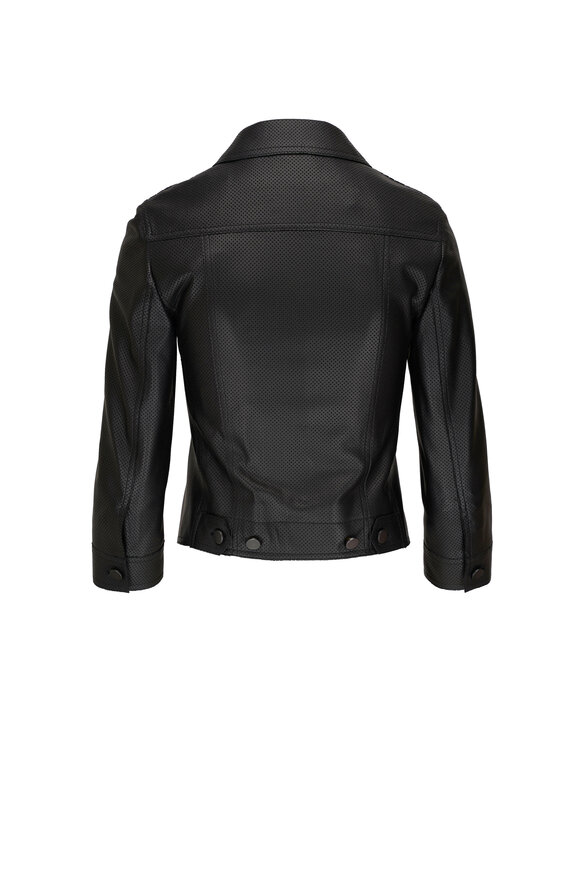 Akris Punto - Black Nappa Leather Jacket 