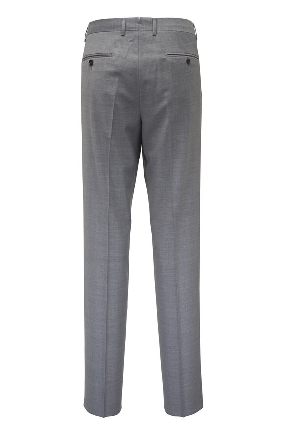 Maurizio Baldassari Light Gray Wool Dress Pant - view 2