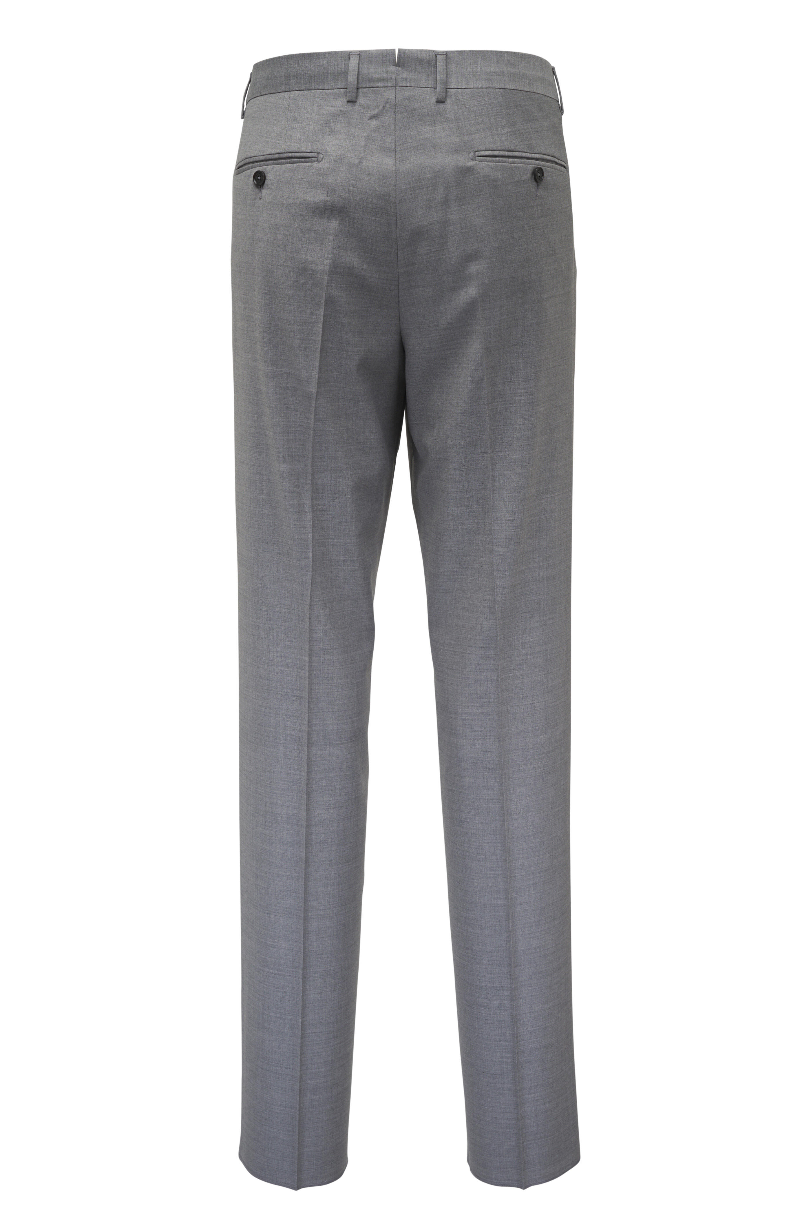 Maurizio Baldassari - Light Gray Wool Dress Pant