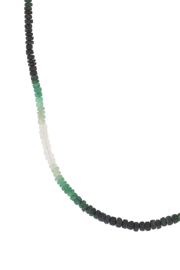 Cristina V. Ombre Green Necklace - view 2