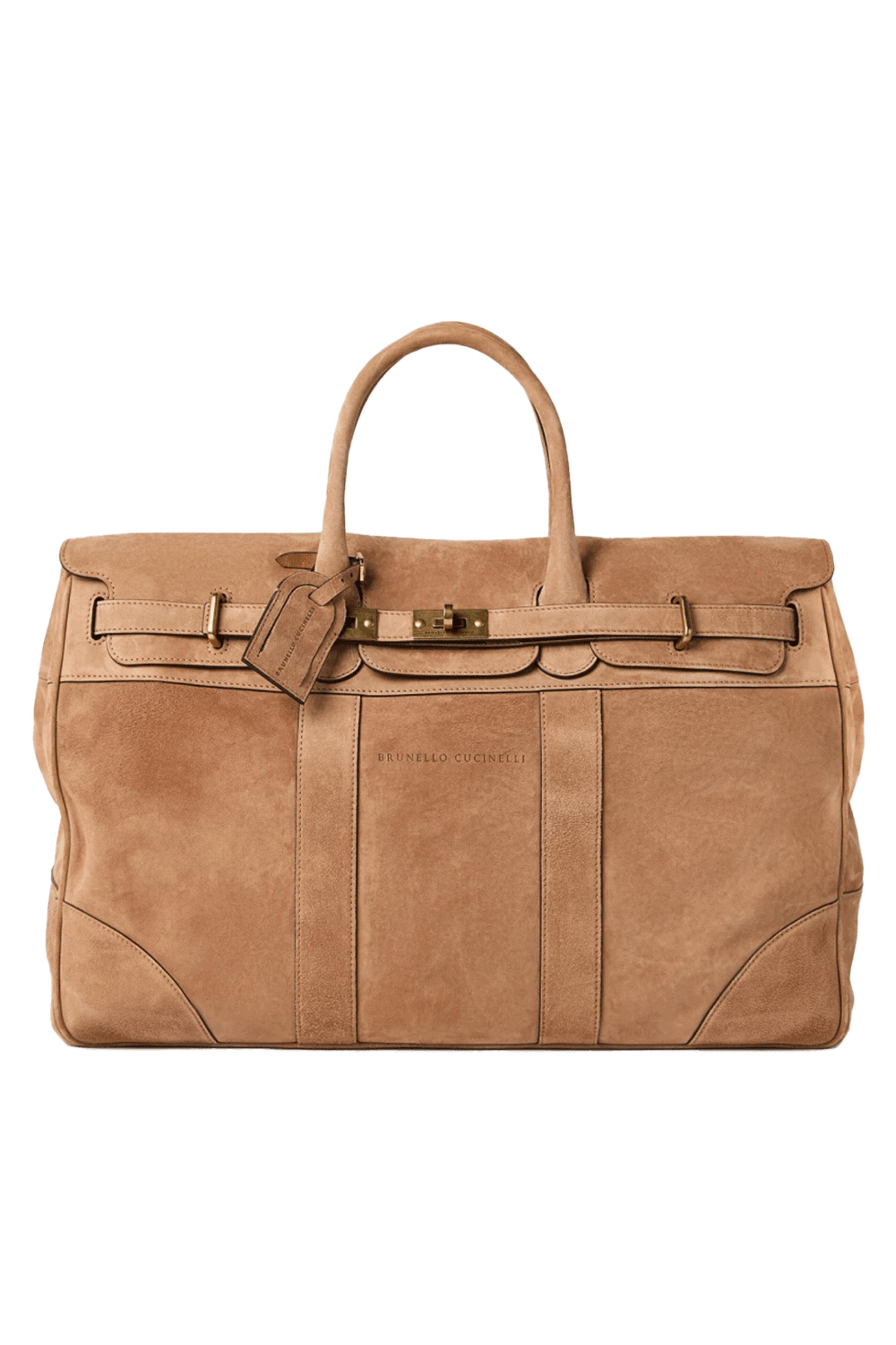 Brunello Cucinelli - Biscotto Calfskin Country Bag