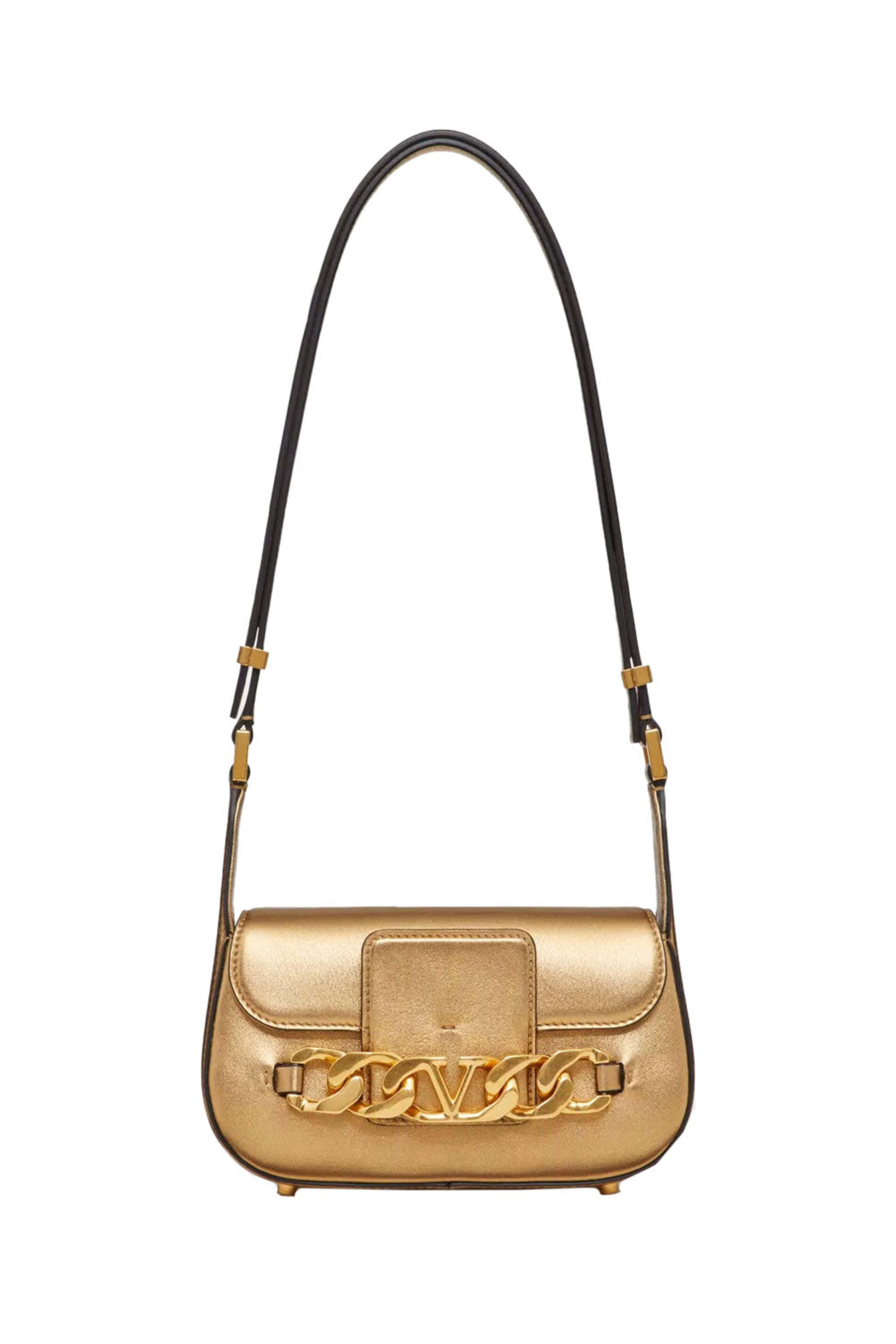 Valentino Garavani - V-Logo Small Chain Shoulder Bag in