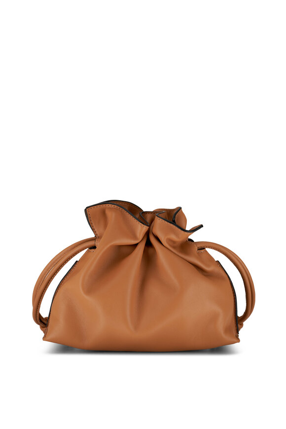 Loewe - Mini Flamenco Warm Desert Leather Knot Clutch