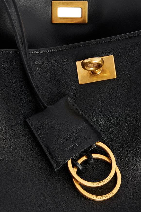 Balenciaga Small Rodeo Black Leather Top Handle Bag - view 14