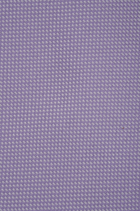 Tom Ford - Solid Lilac Silk Necktie  