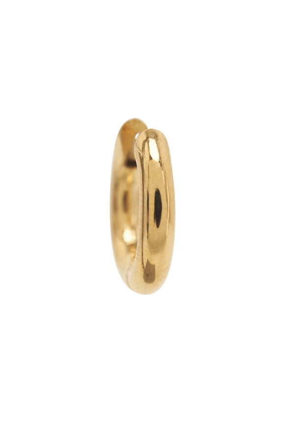 Foundrae - Small Chubby Yellow Gold Hoop