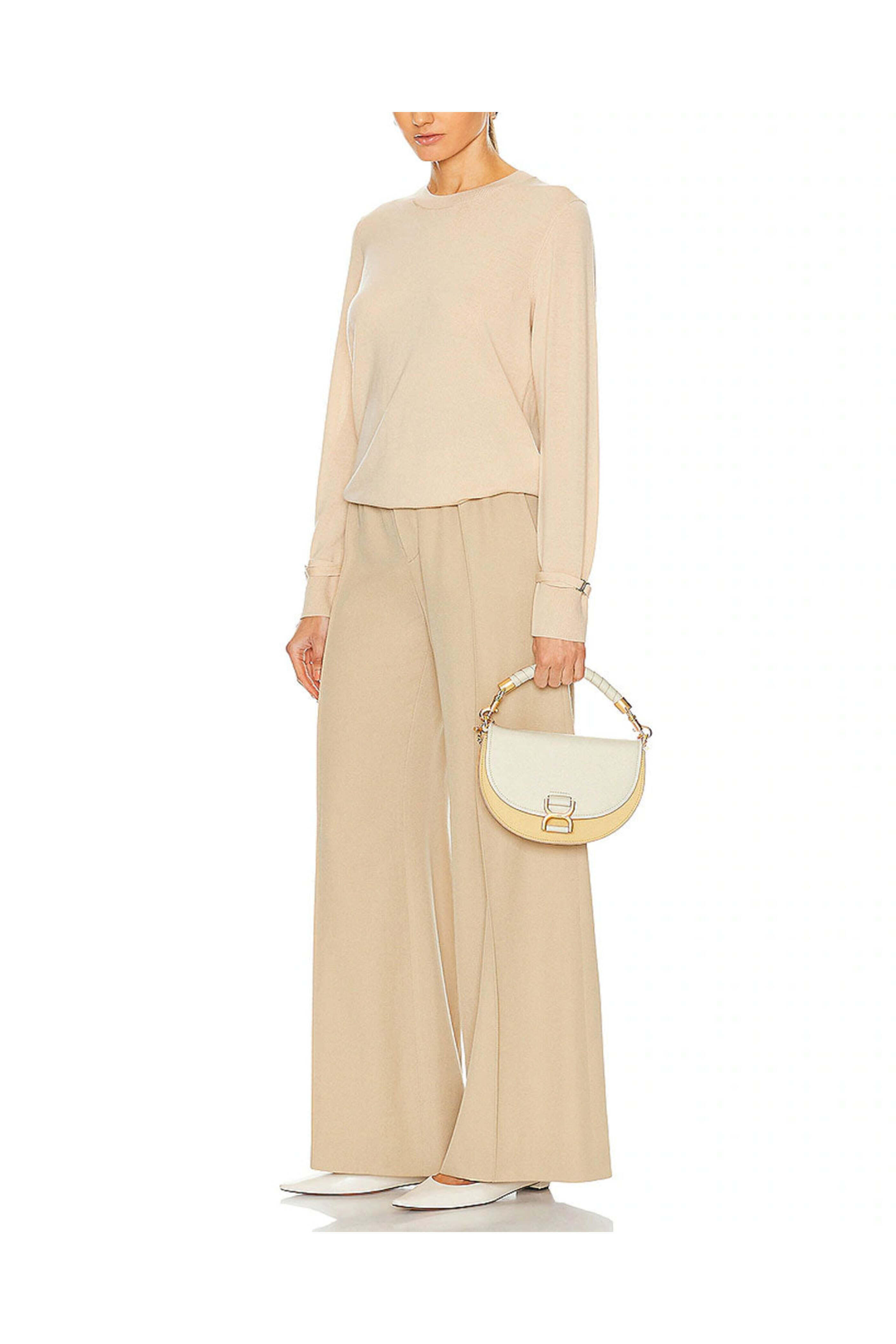 Chloé - Small Marcie Top Handle Bag in Misty Ivory