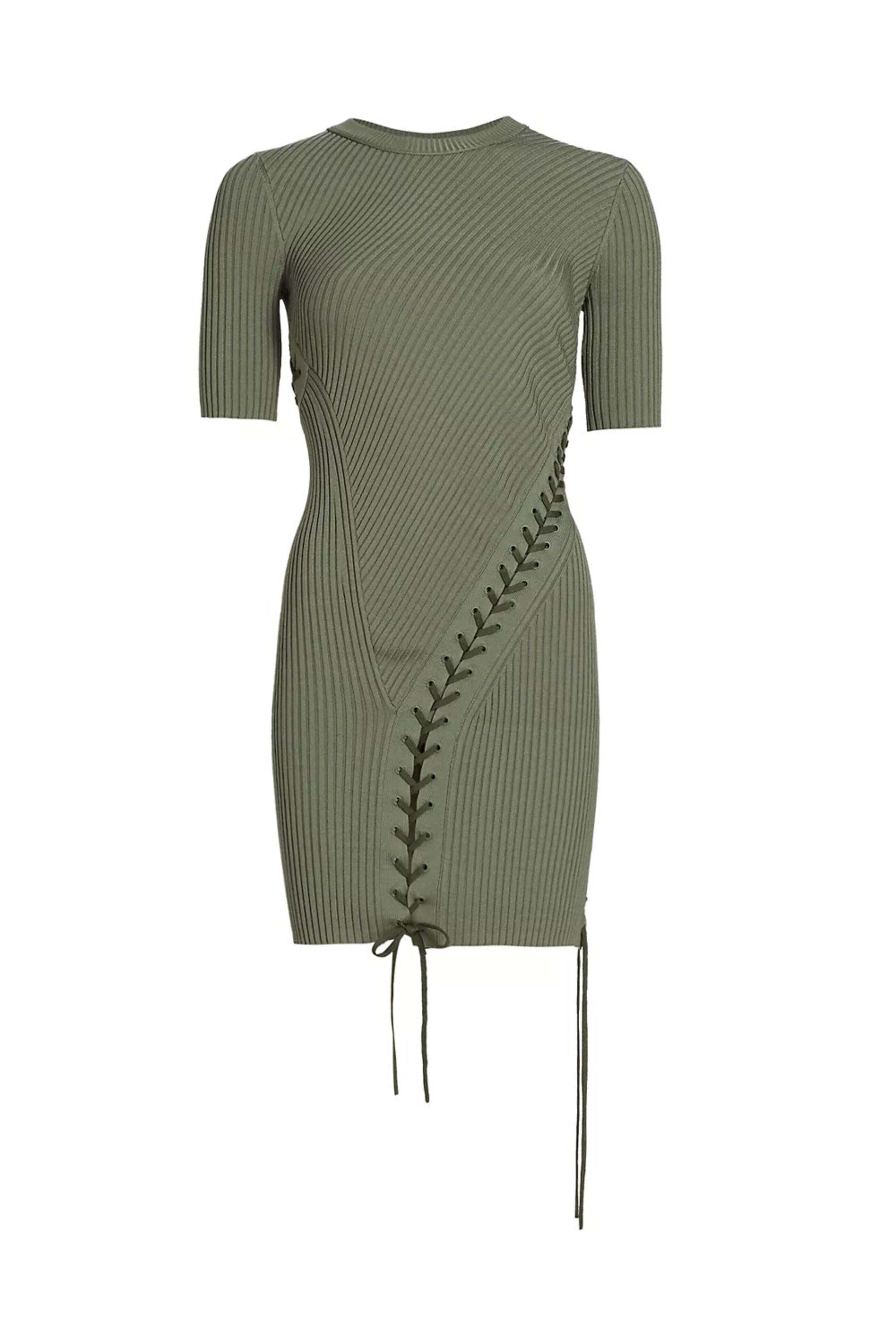 Simkhai - Park Slope Lace Up Gilly Mini Dress