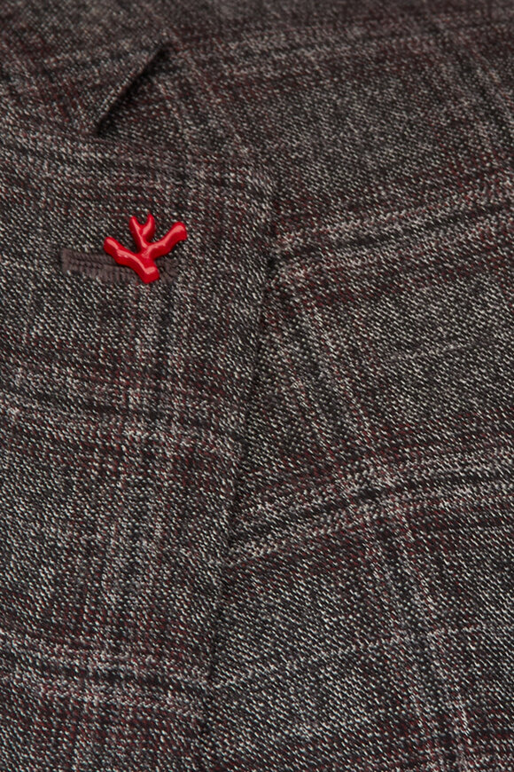 Isaia Banker Gray Plaid Wool Suit - view 3