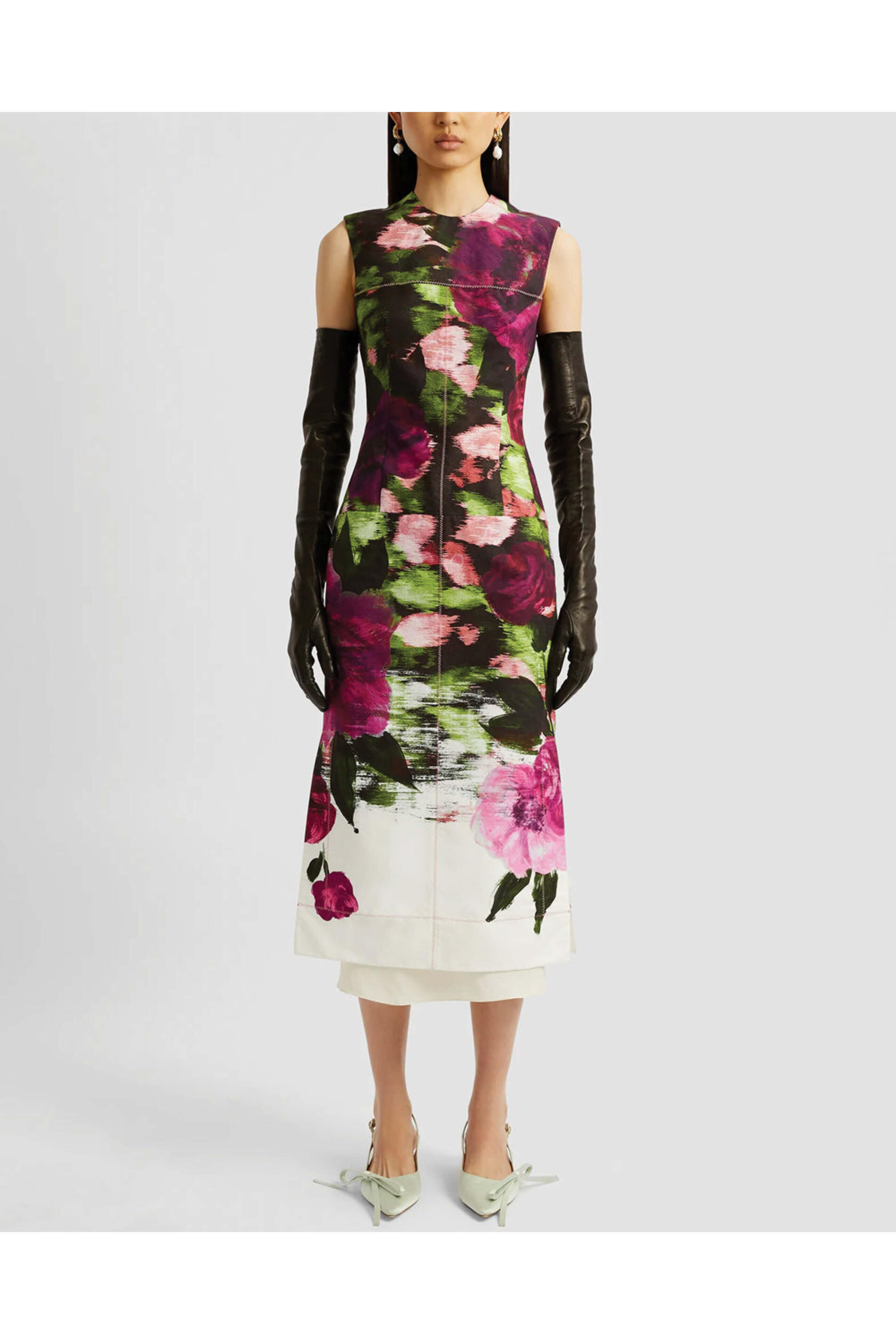 knee length dresses for ladies Wisteria Fields Midi Dress S / Lavender main image 0