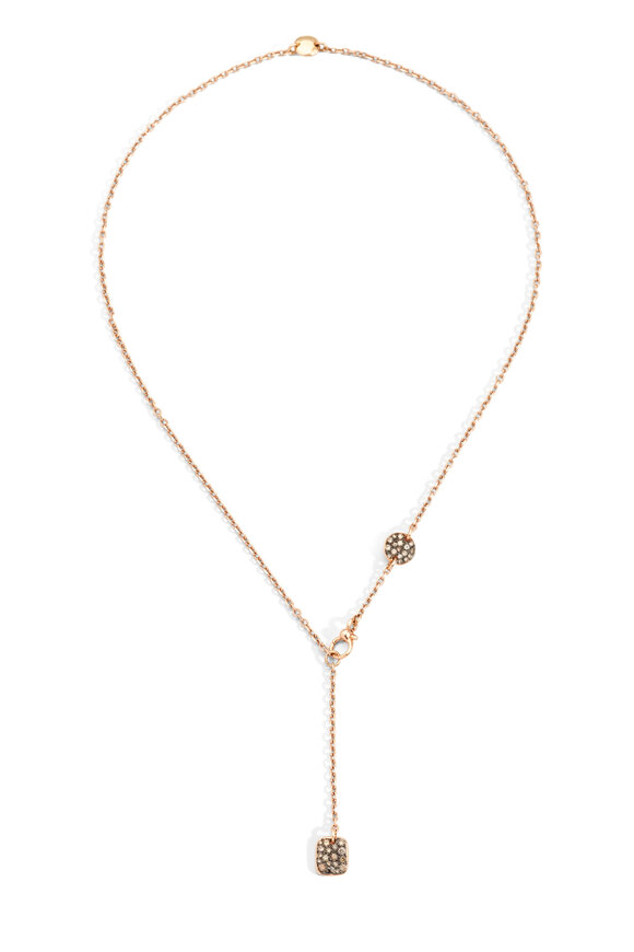 Pomellato Sabbia Diamond Lariat Sautoir Necklace