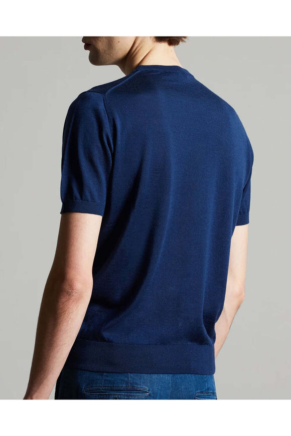 Colombo Blue Roundneck Sweater - view 2
