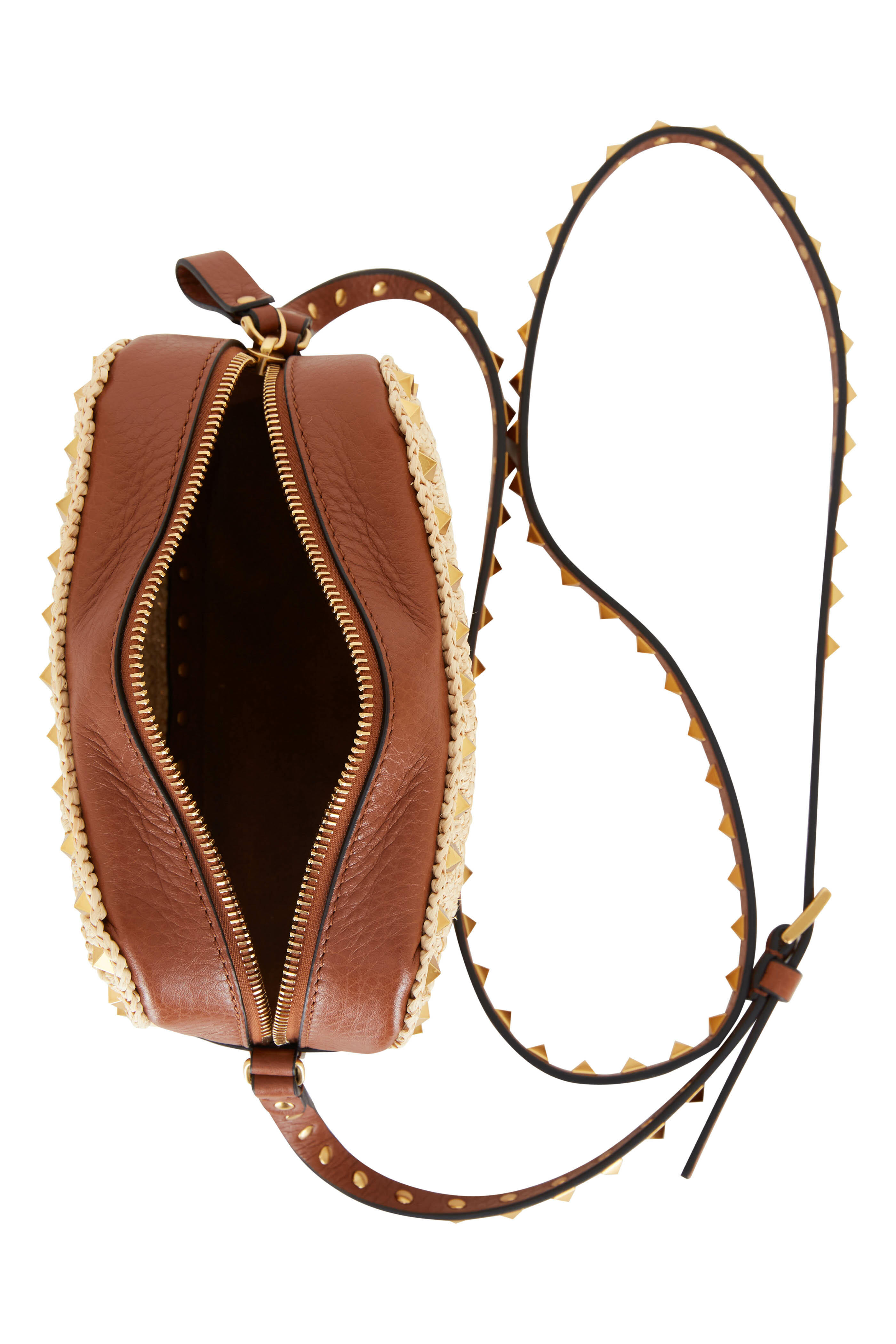 【関税&送料込】Valentino Garavani Caramel Leather Reversibl ll17763_valentino_brown_leathe