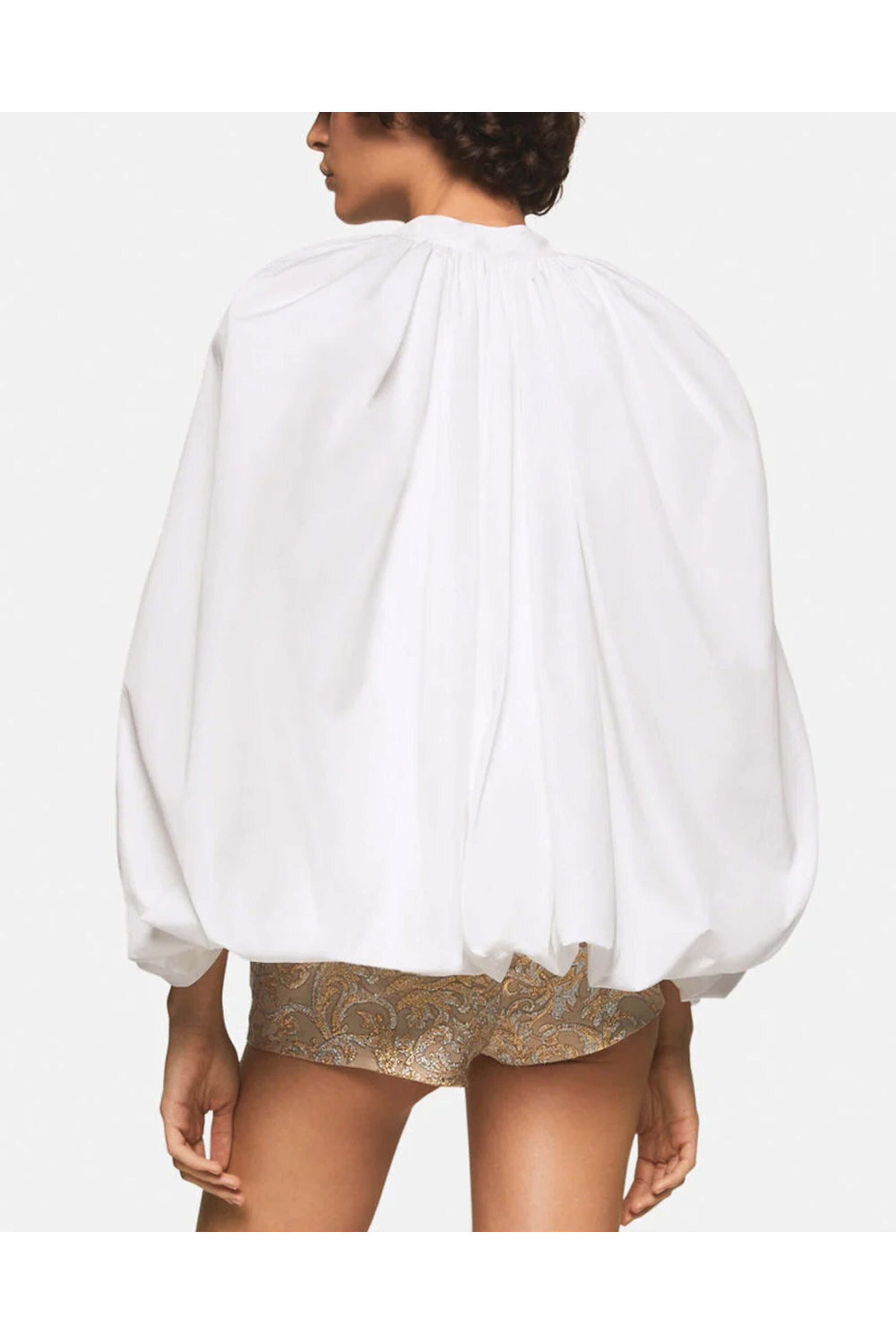 Stella McCartney - White Balloon Shirt | Mitchell Stores