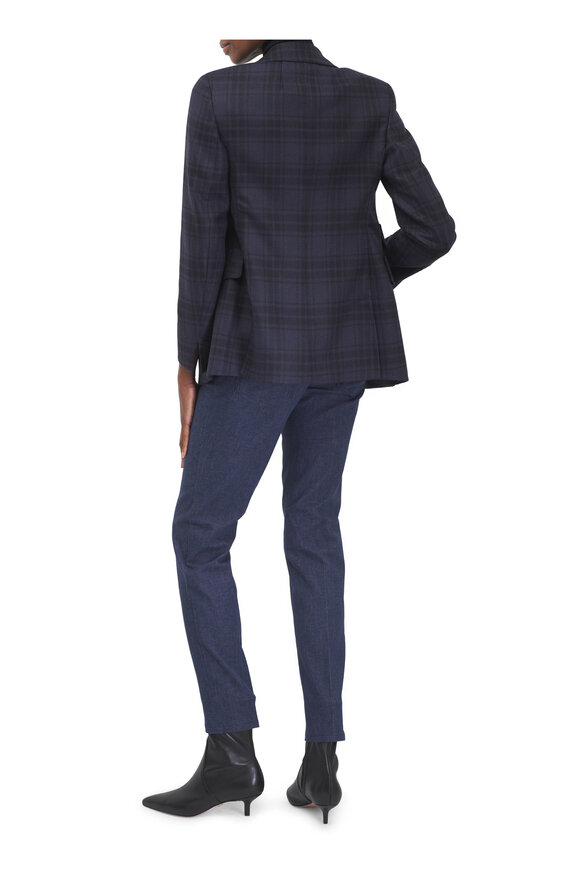 Akris Magda Navy Blue Denim Pant - view 4