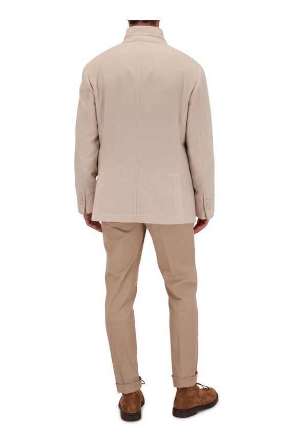 Brunello Cucinelli - Oat Cashmere Water-Resistant Jacket 