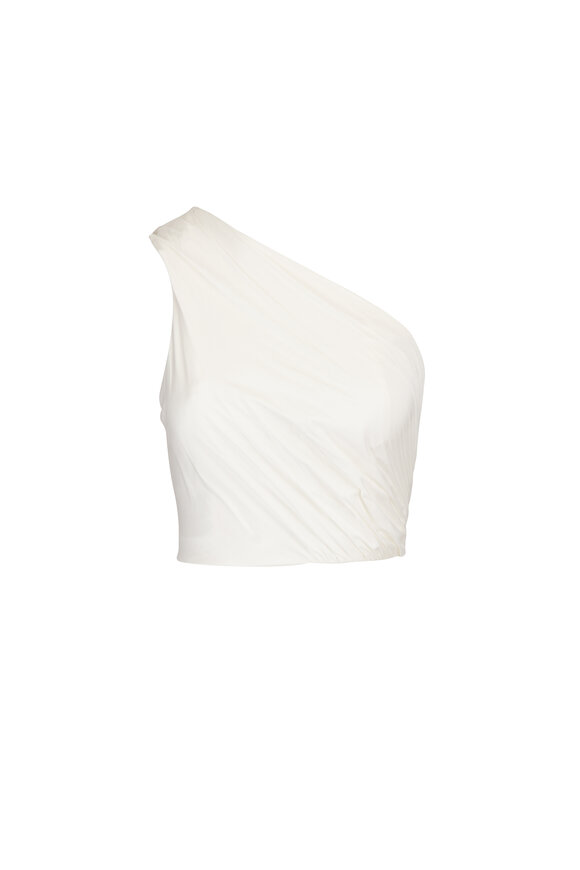 Vix Paula Hermanny Zoe Off White One Shoulder Top - view 1