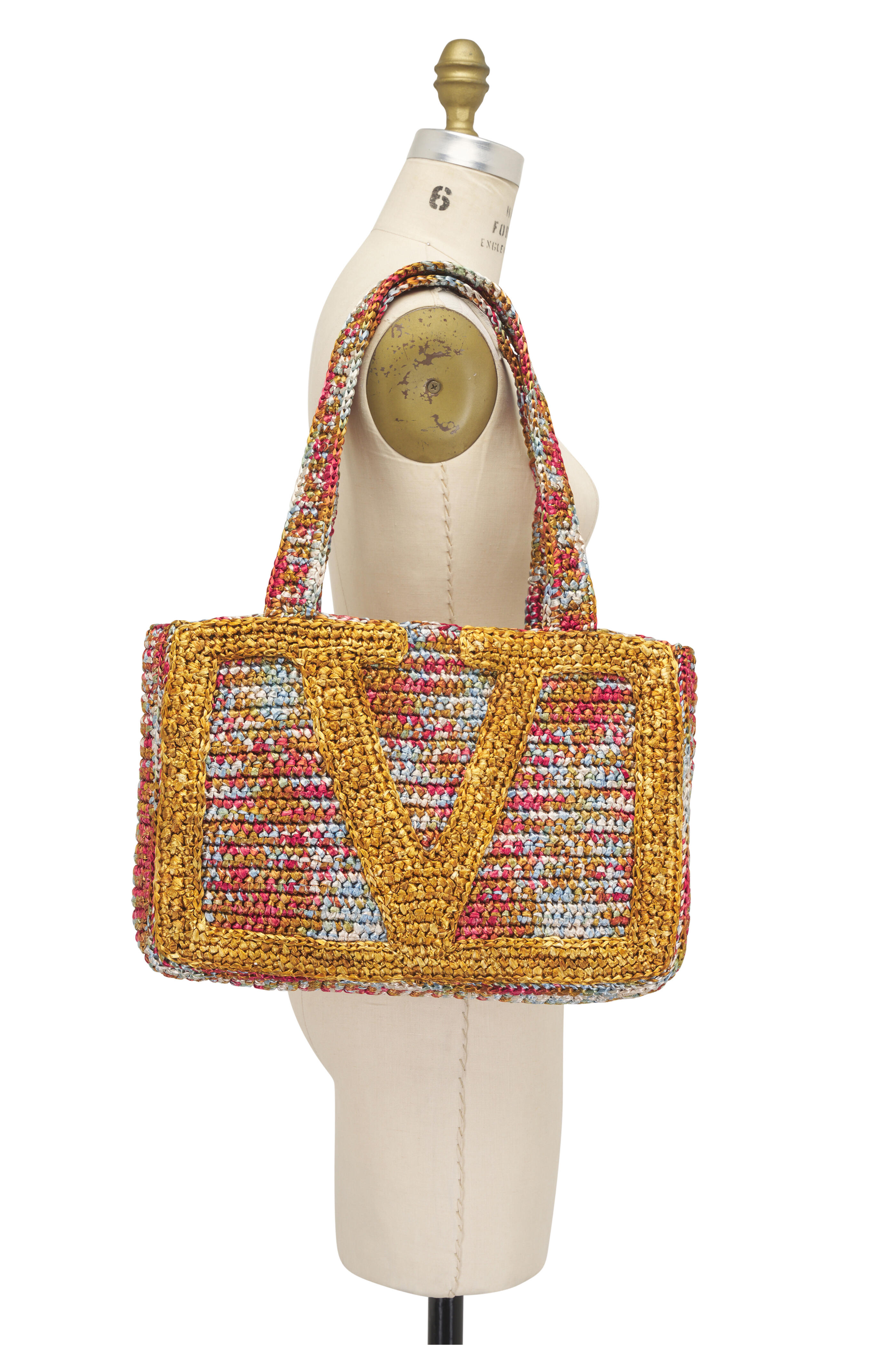 Valentino Garavani - Medium Viva Superstar Multi Raffia Shopping Tote