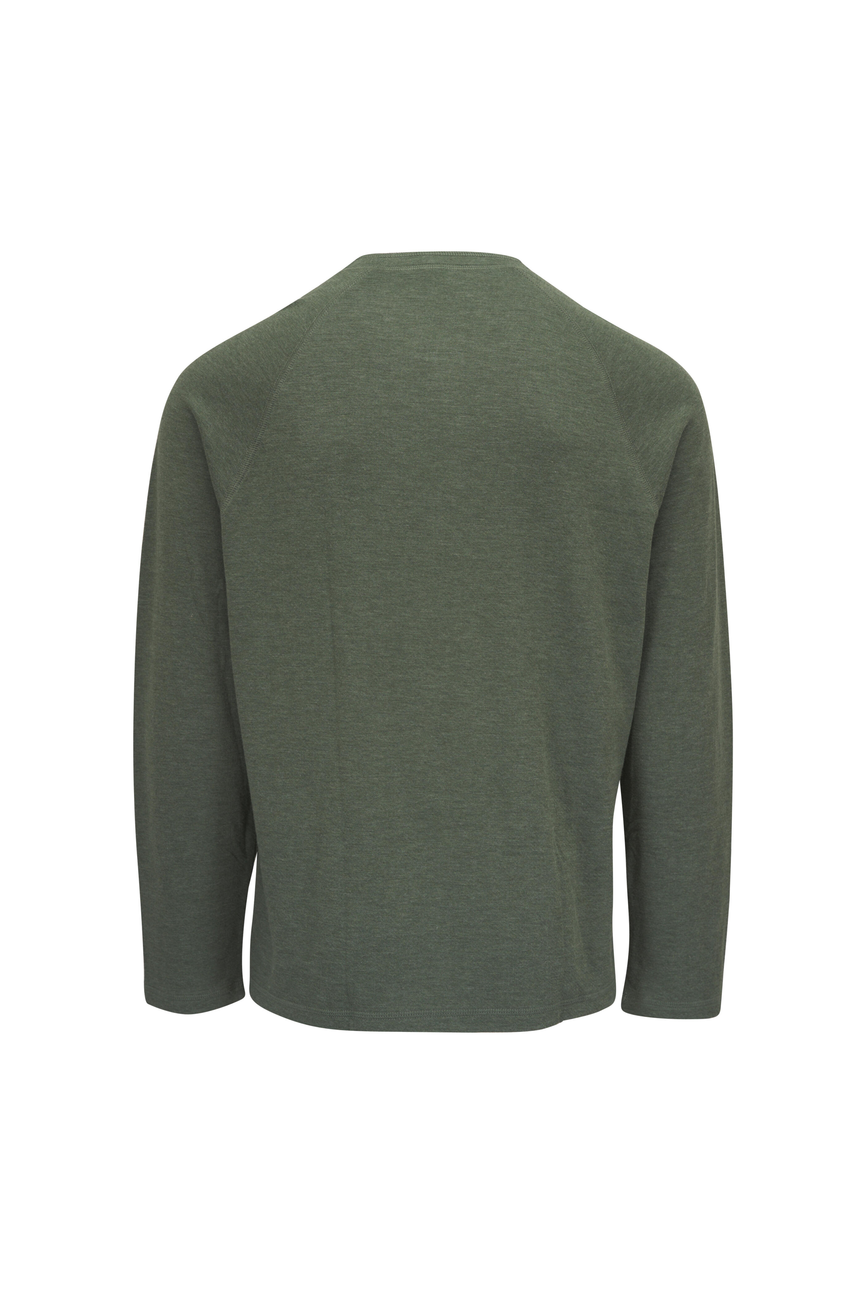 Faherty Brand - Cloud Deep Fern Heather Long Sleeve Henley