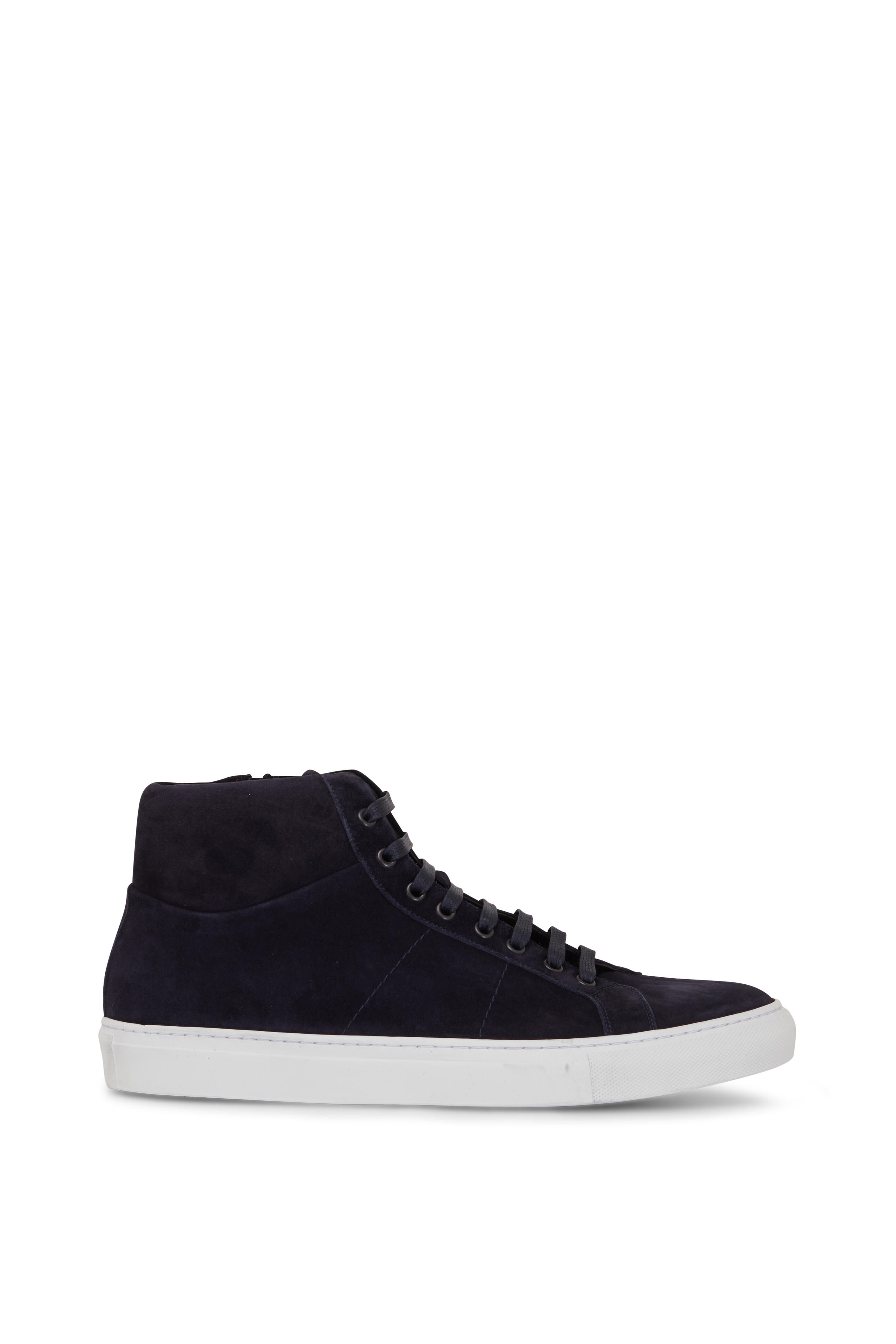 To Boot New York - Jones Navy Suede High-Top Sneaker
