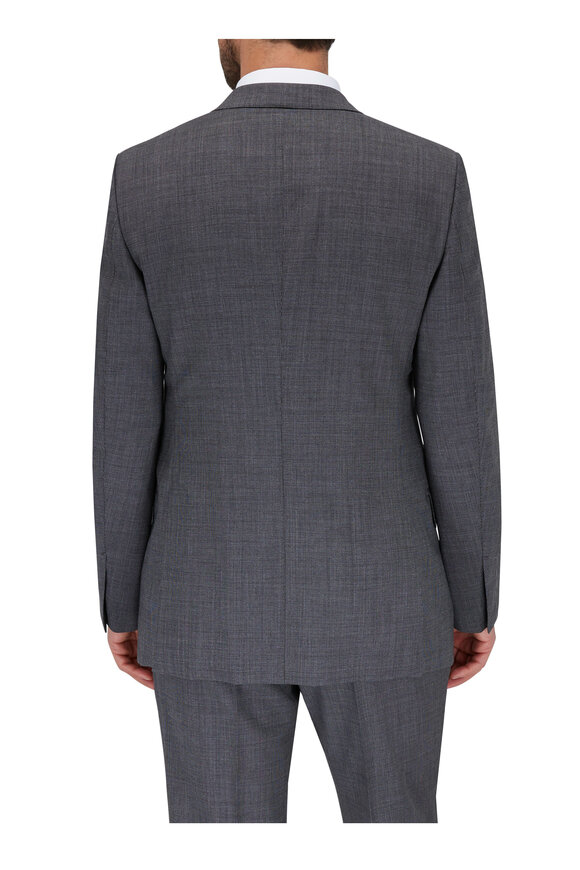 Tom Ford - Gray Pinpoint Melange Stretch Wool Suit