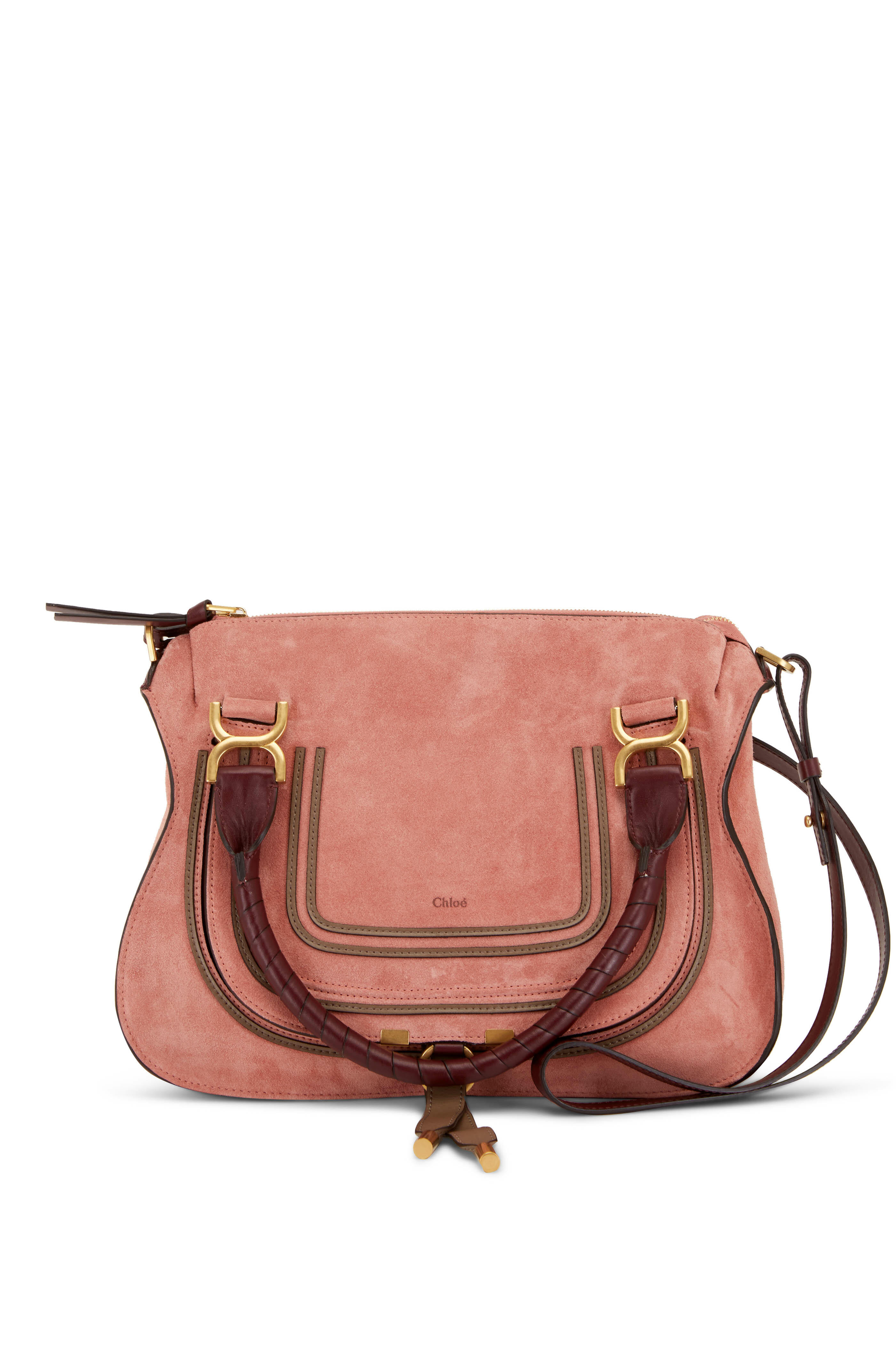 Prada Women's Pink Alabstro Galleria Crystal Small Satchel Bag | by Mitchell Stores