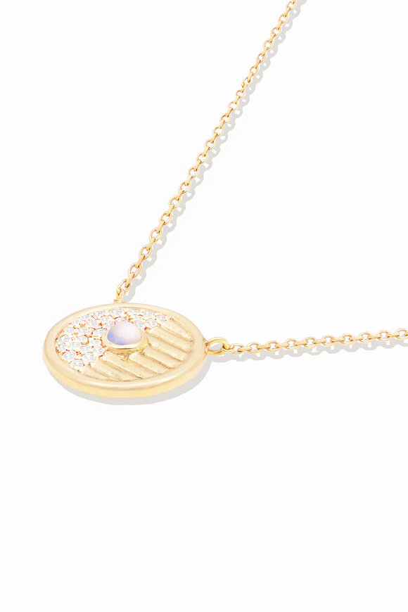 Campbell + Charlotte - Found Small Disk Pendant Necklace