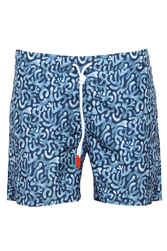 その他 Orlebar Brown 276968 Orlebar Brown - Standard Dark Sapphire Current Swim Trunks
