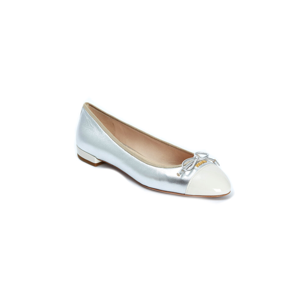 サンダル・ミュール PRADA | PRADA Embellished leather ballet flats Prada Embellished Leather Ballet Flats | Fashion Clinic
