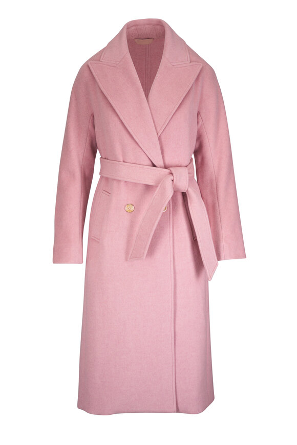 Veronica Beard Della Petal Double-Breasted Dickey Coat