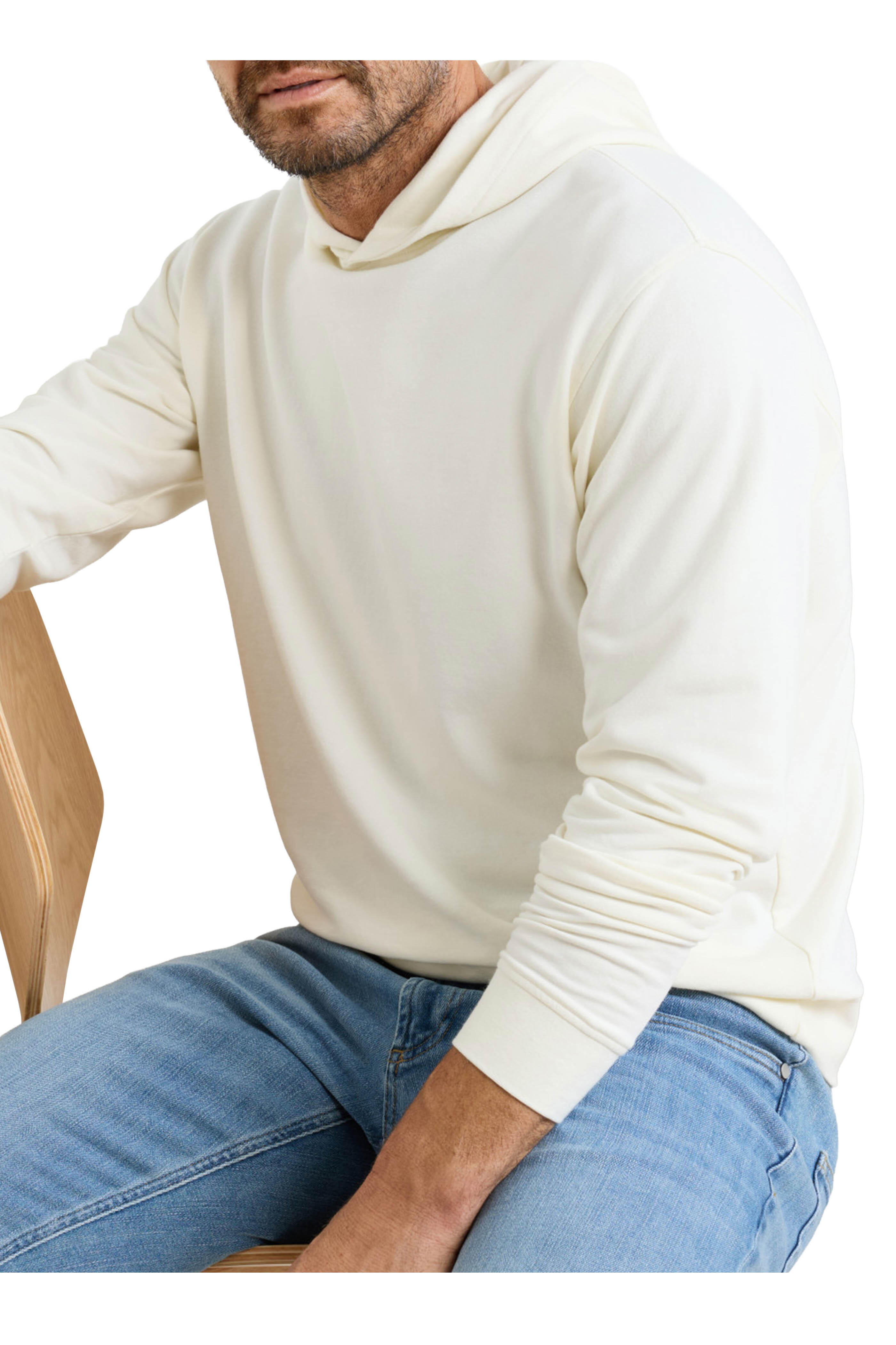 Peter Millar - Oasis Cream Cotton Hoodie