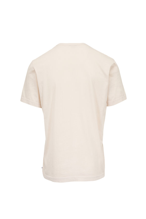 James Perse Latte Cotton Crewneck T-Shirt - view 3