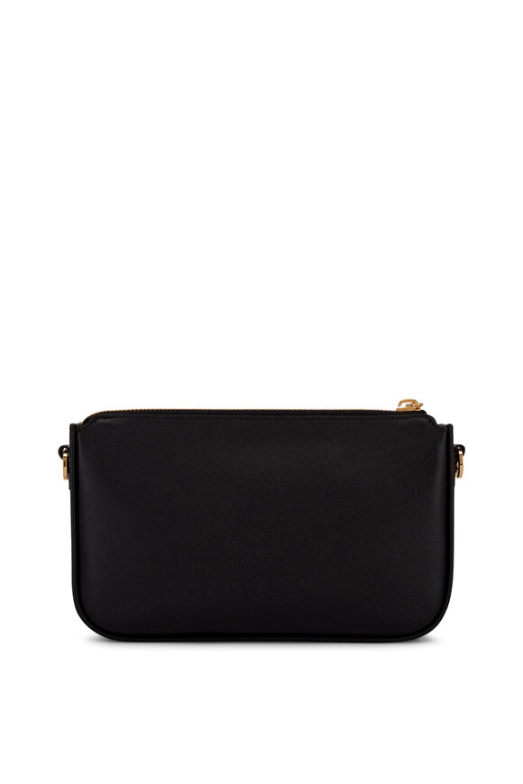 Valentino Garavani - Mini VLogo Black Leather Crossbody Bag 