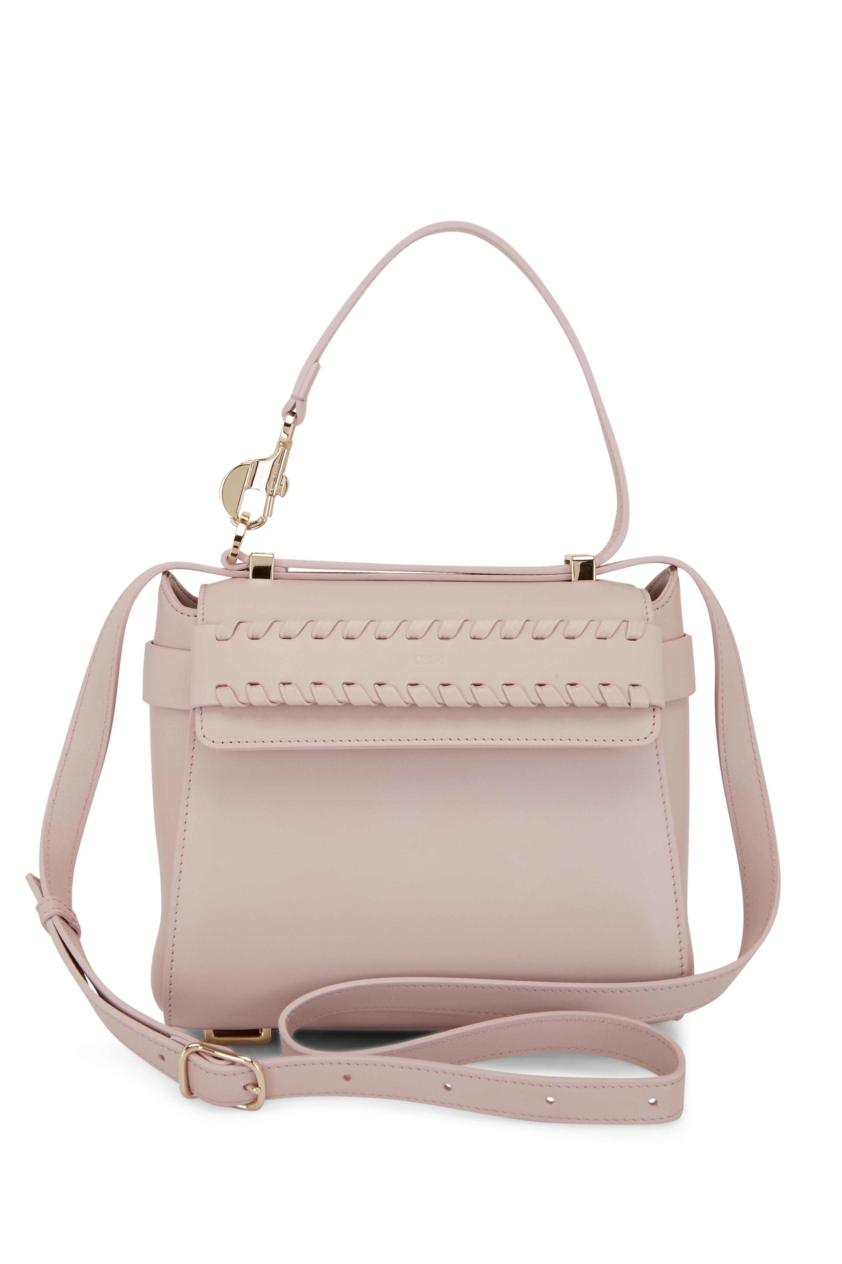 Chloé - Nacha Misty Lavender Leather Top Handle Bag