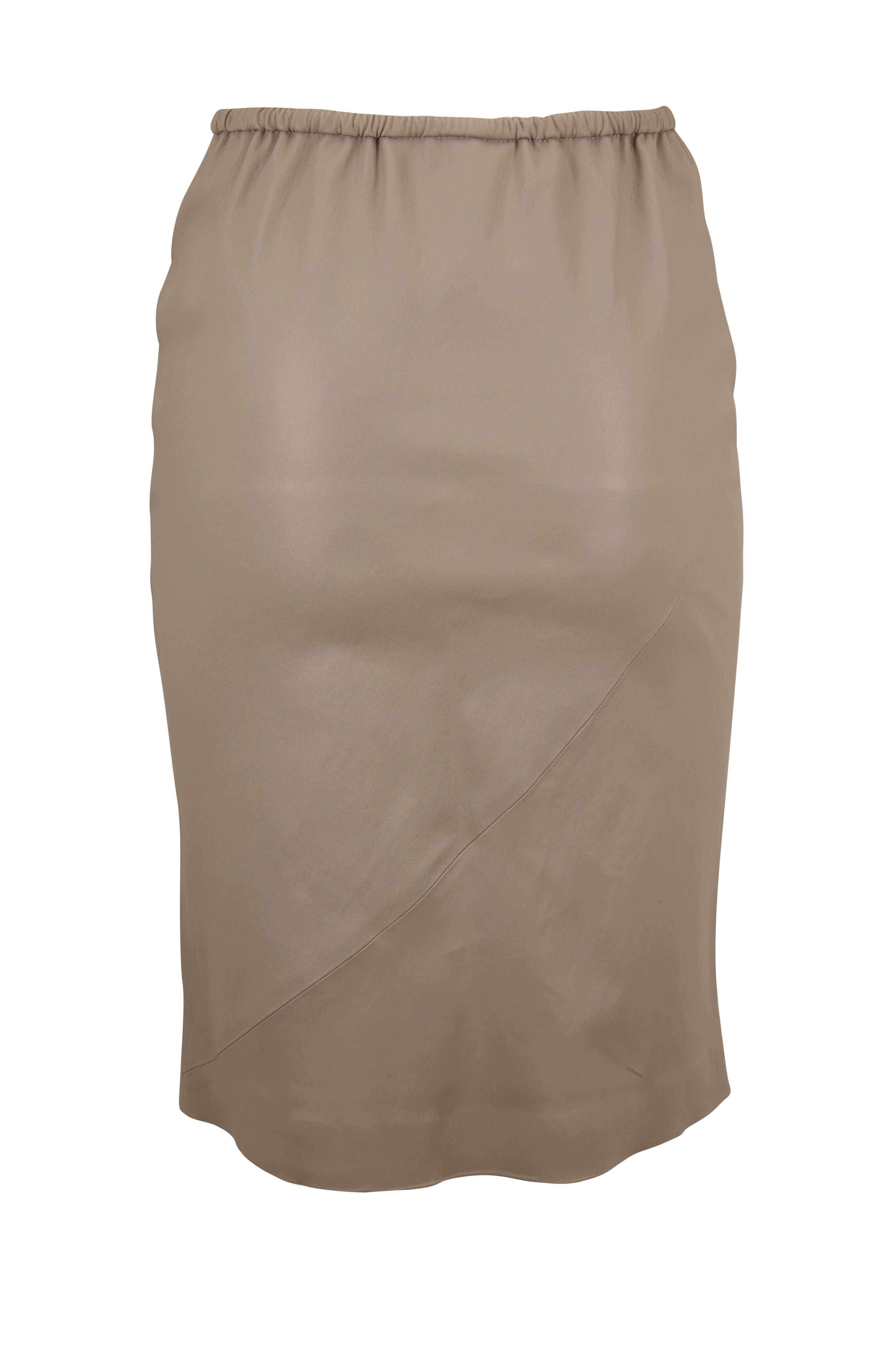 SPRWMN - Stone Leather Slip Skirt